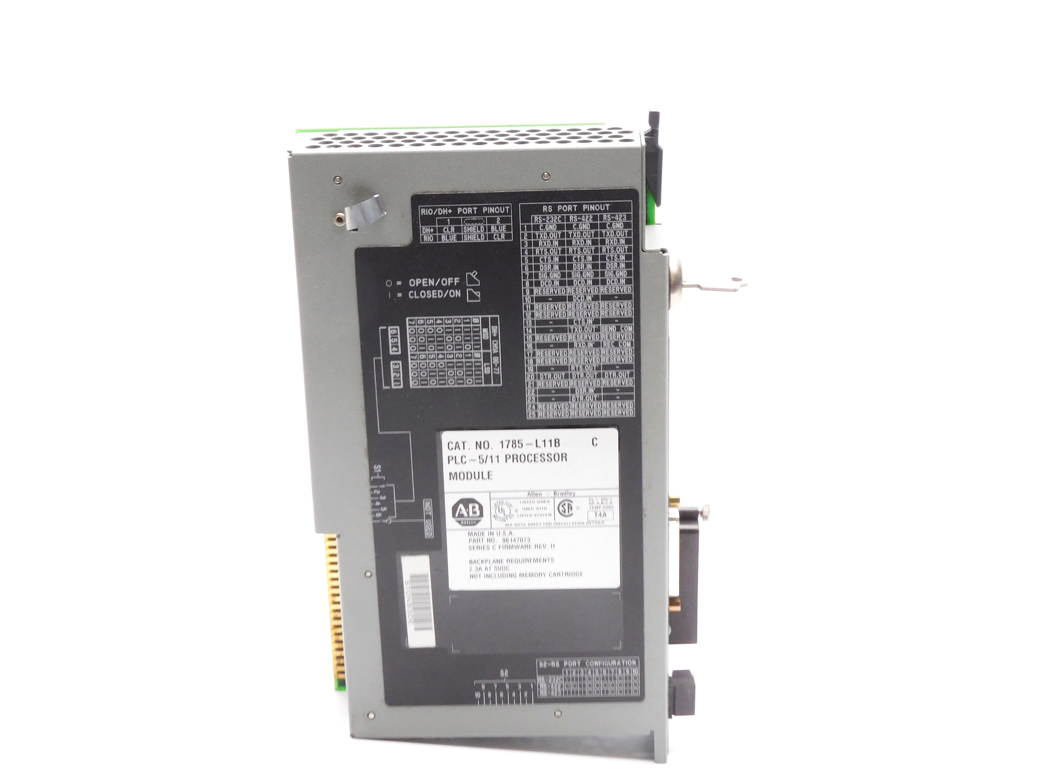 ALLEN BRADLEY 1785-L11B SER. C F/W H UNMP