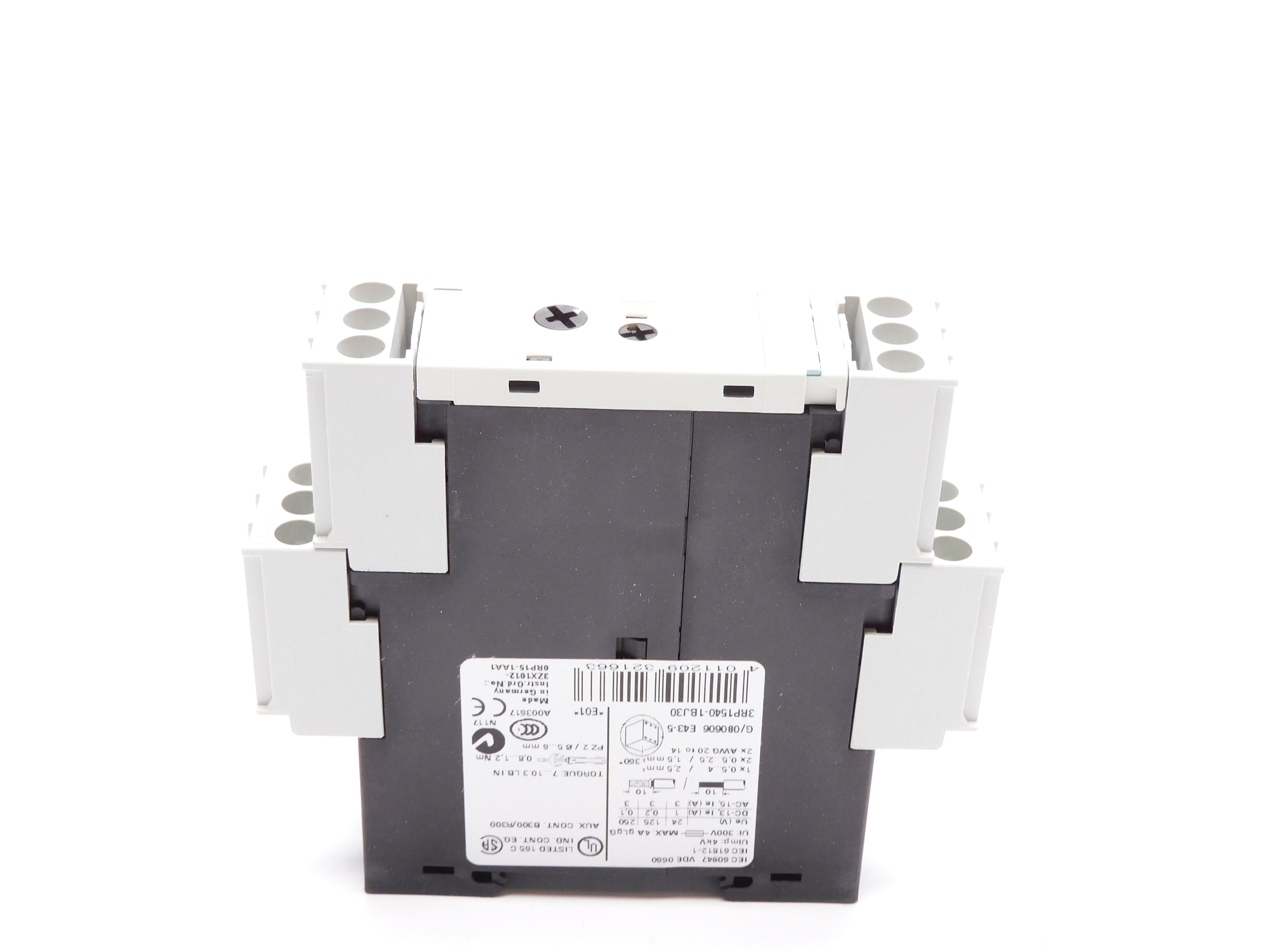 SIEMENS 3RP1540-1BJ30 100/127VAC/DC NSMP