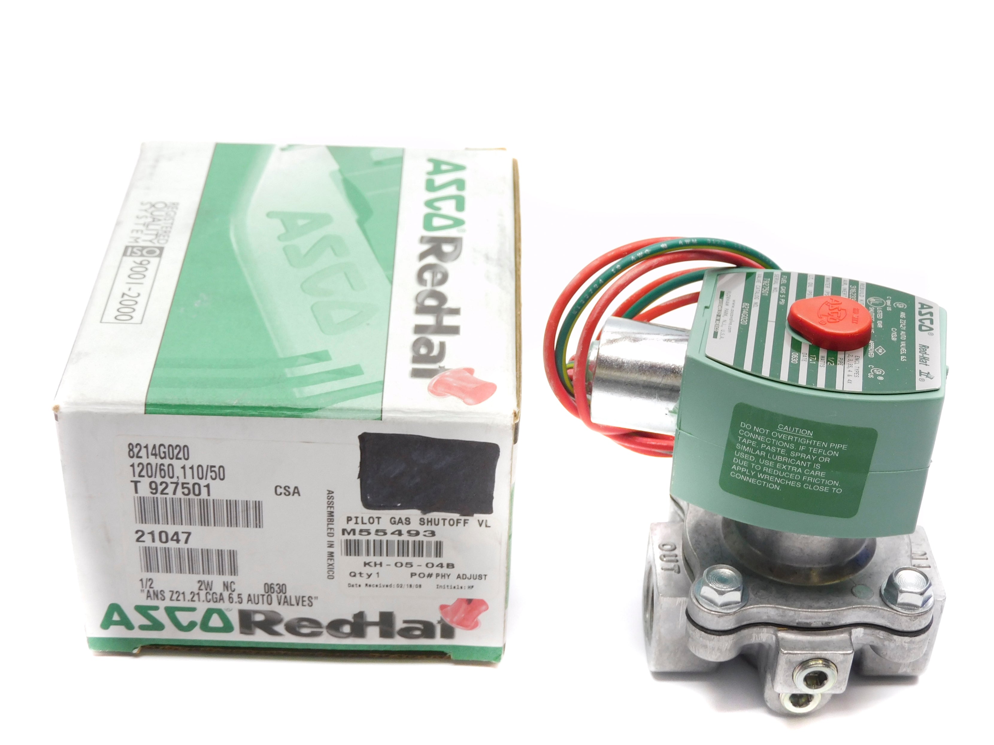 ASCO 8214G020 110/120V 5PSI 1/2"  NSMP