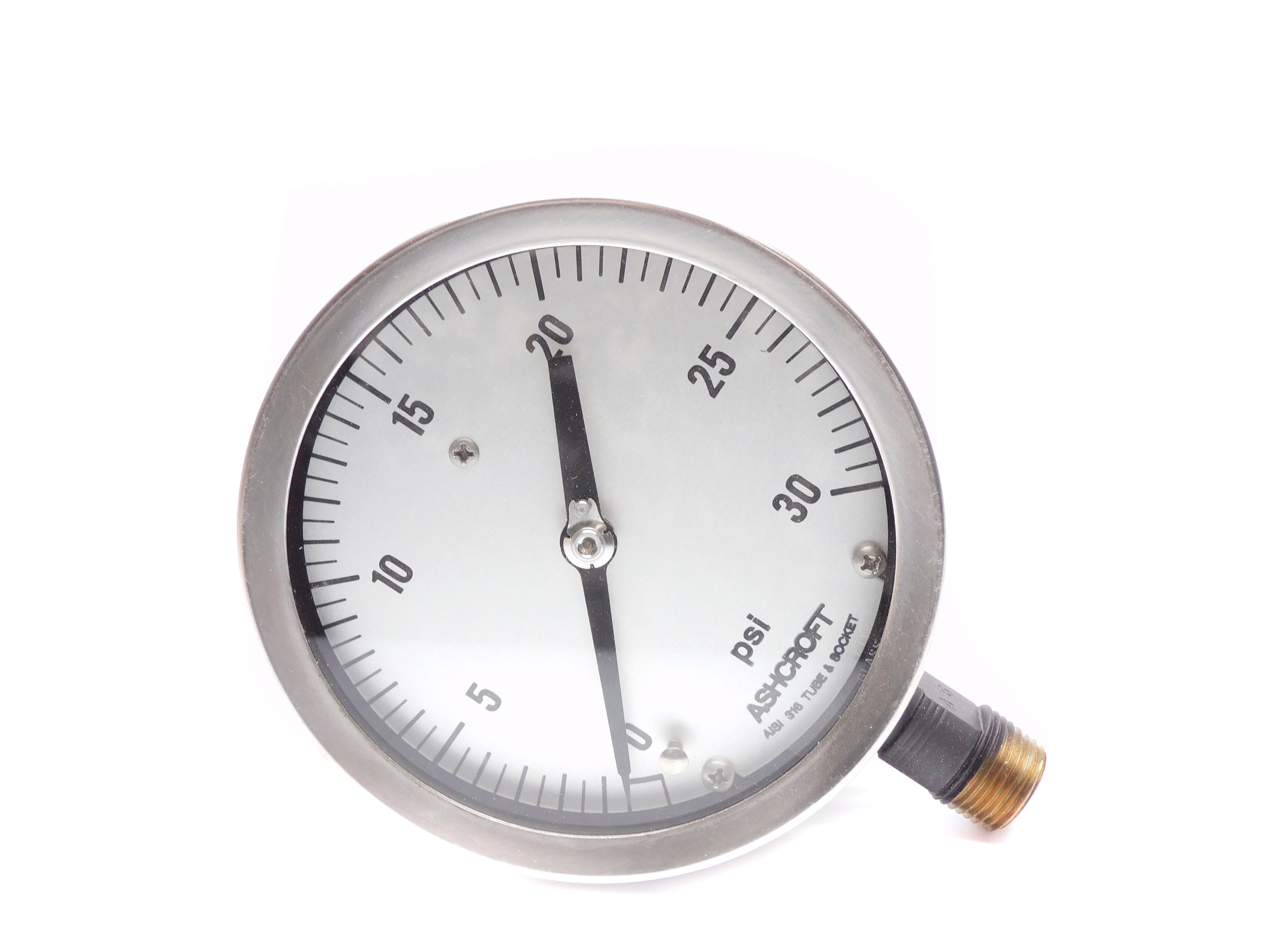 ASHCROFT 451009S04LXNHSG30 0-30PSI NSMP