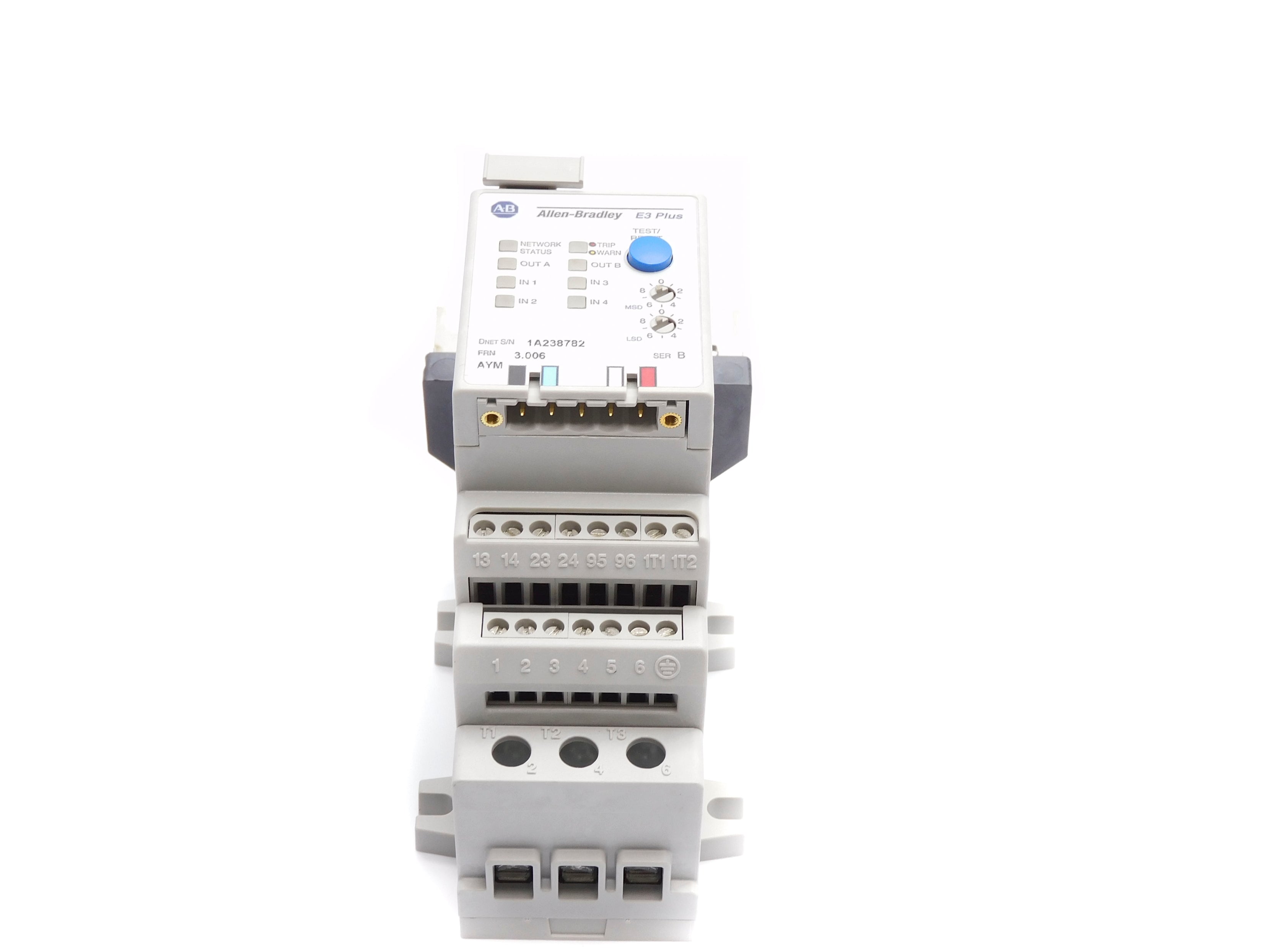 ALLEN BRADLEY 592-EC2DC SER. B F/W 3.006 600VAC 9-45A NSNP