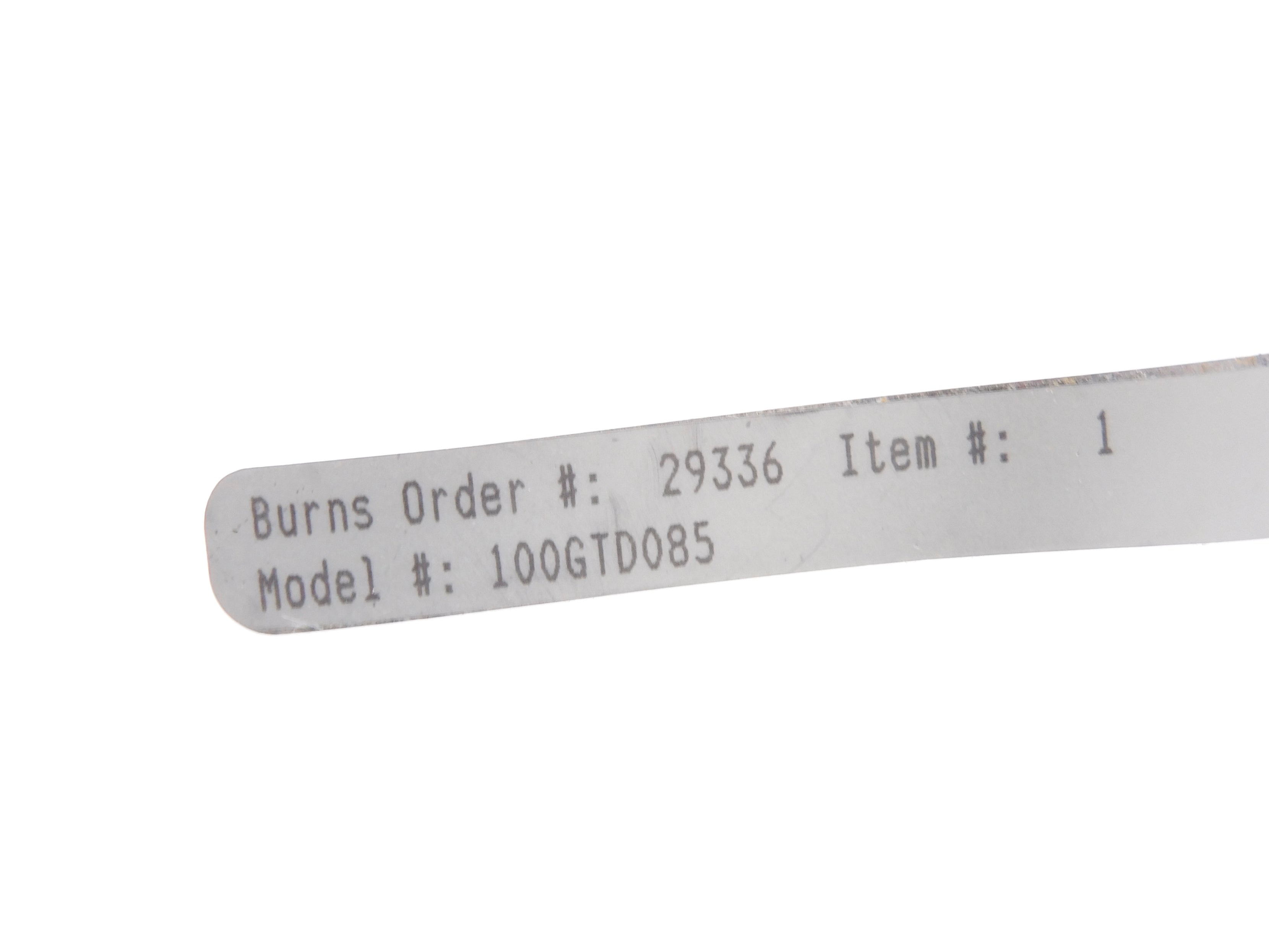BURNS 100GTD085 NSNP