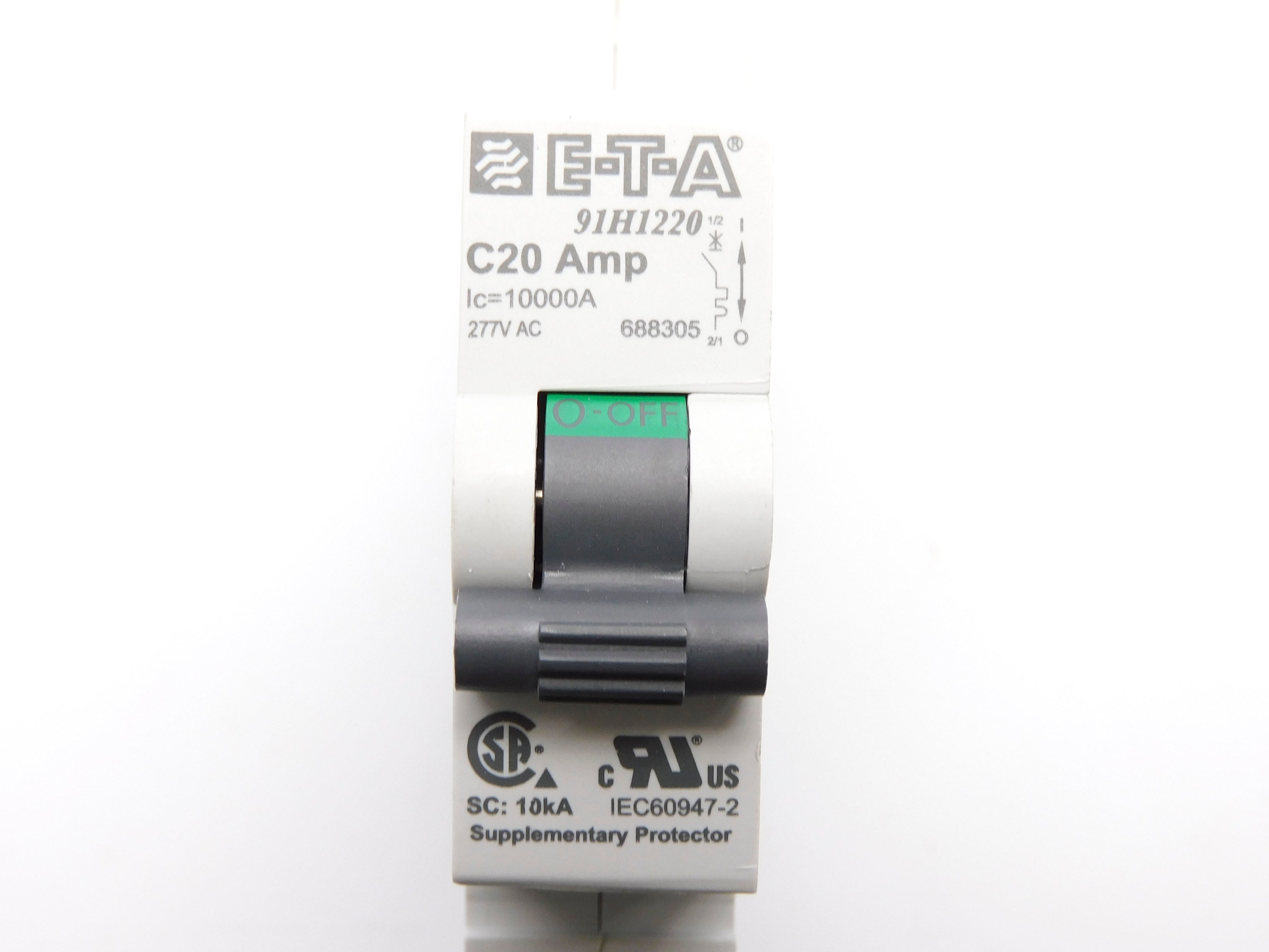 E-T-A 91H1220 20A 277VAC NSNP