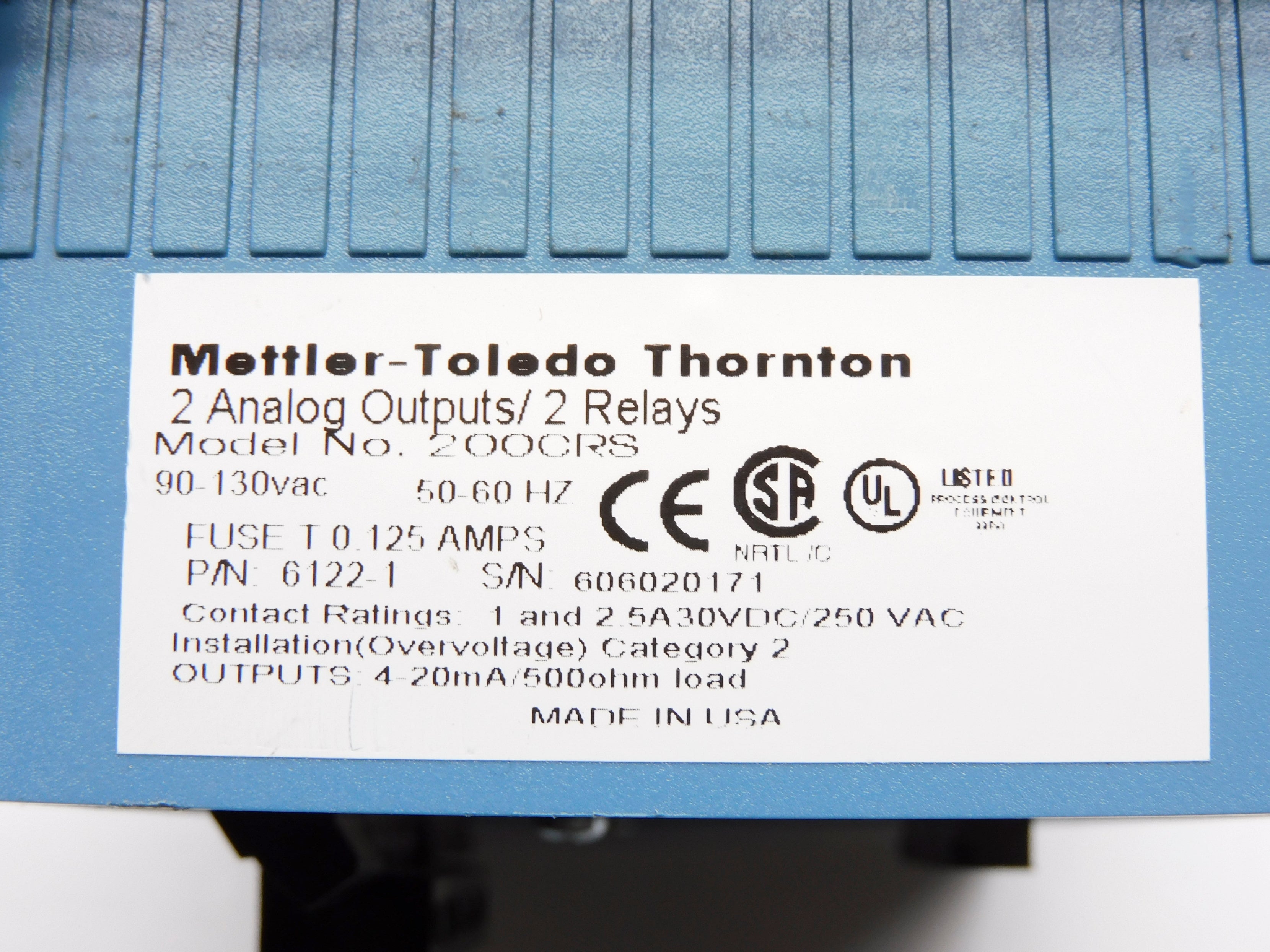 METTLER-TOLEDO 200CRS UNMP