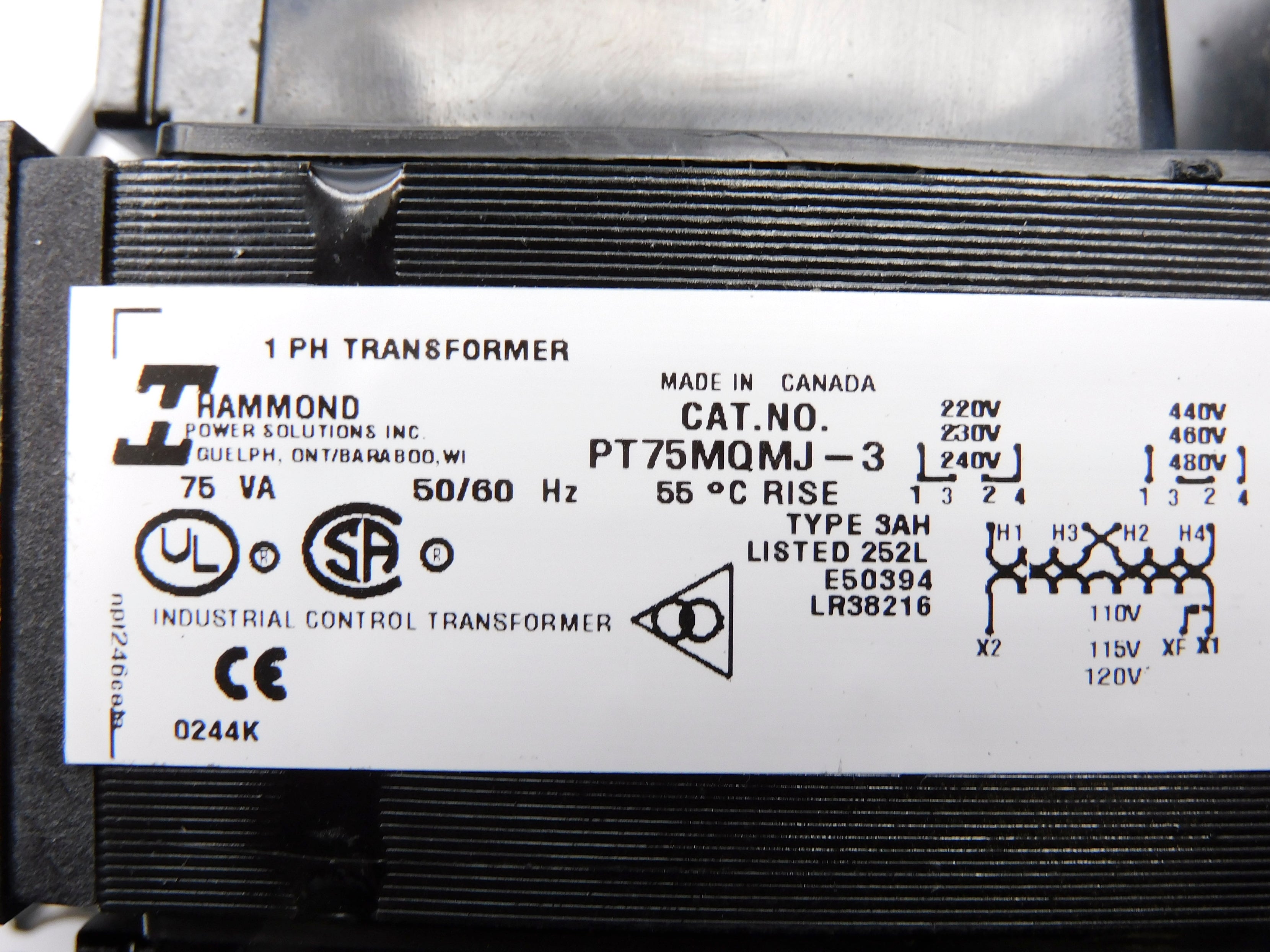 HAMMOND PT75MQMJ-3 NSNP