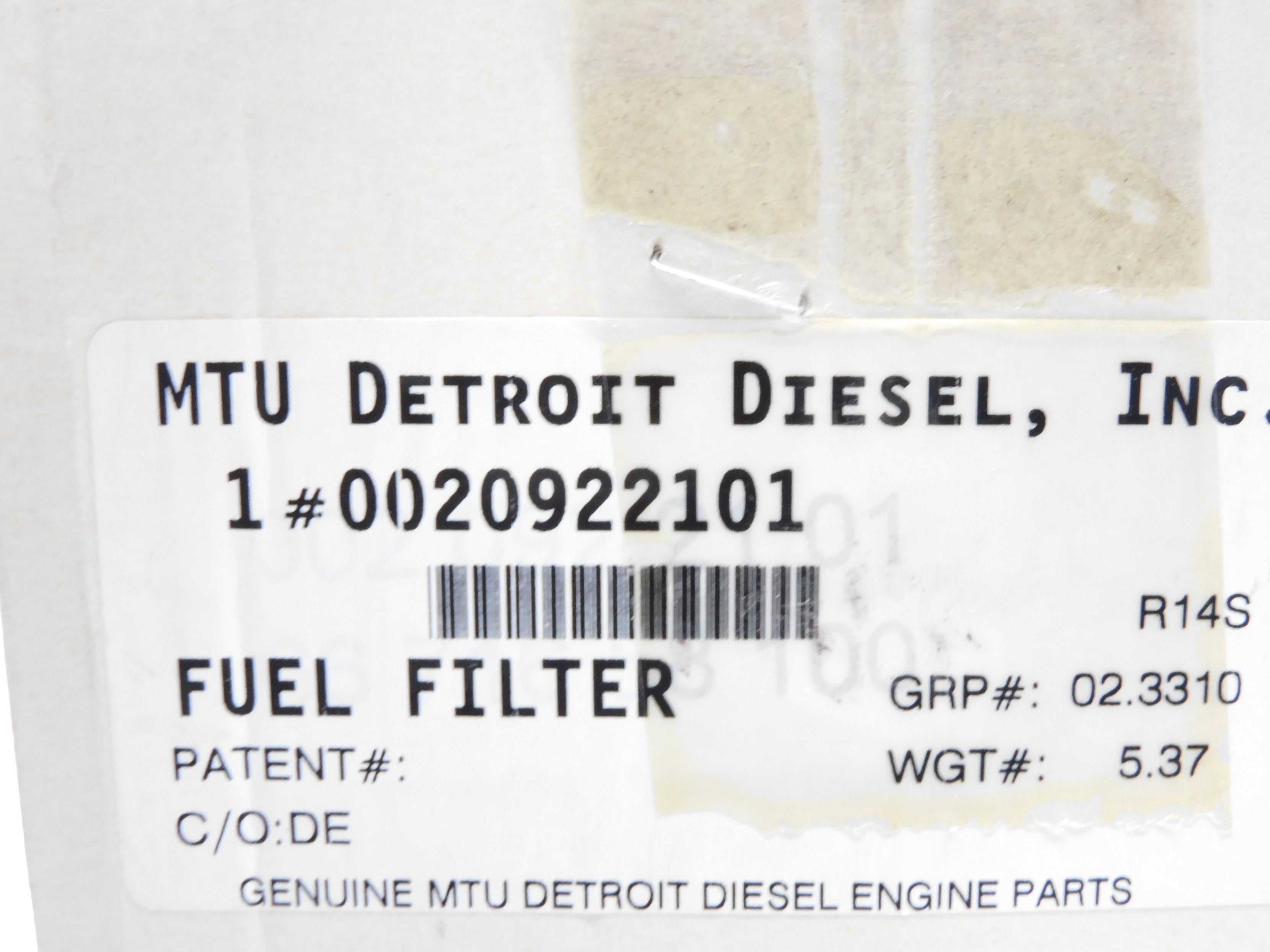 MTU 0020922101 NSMP