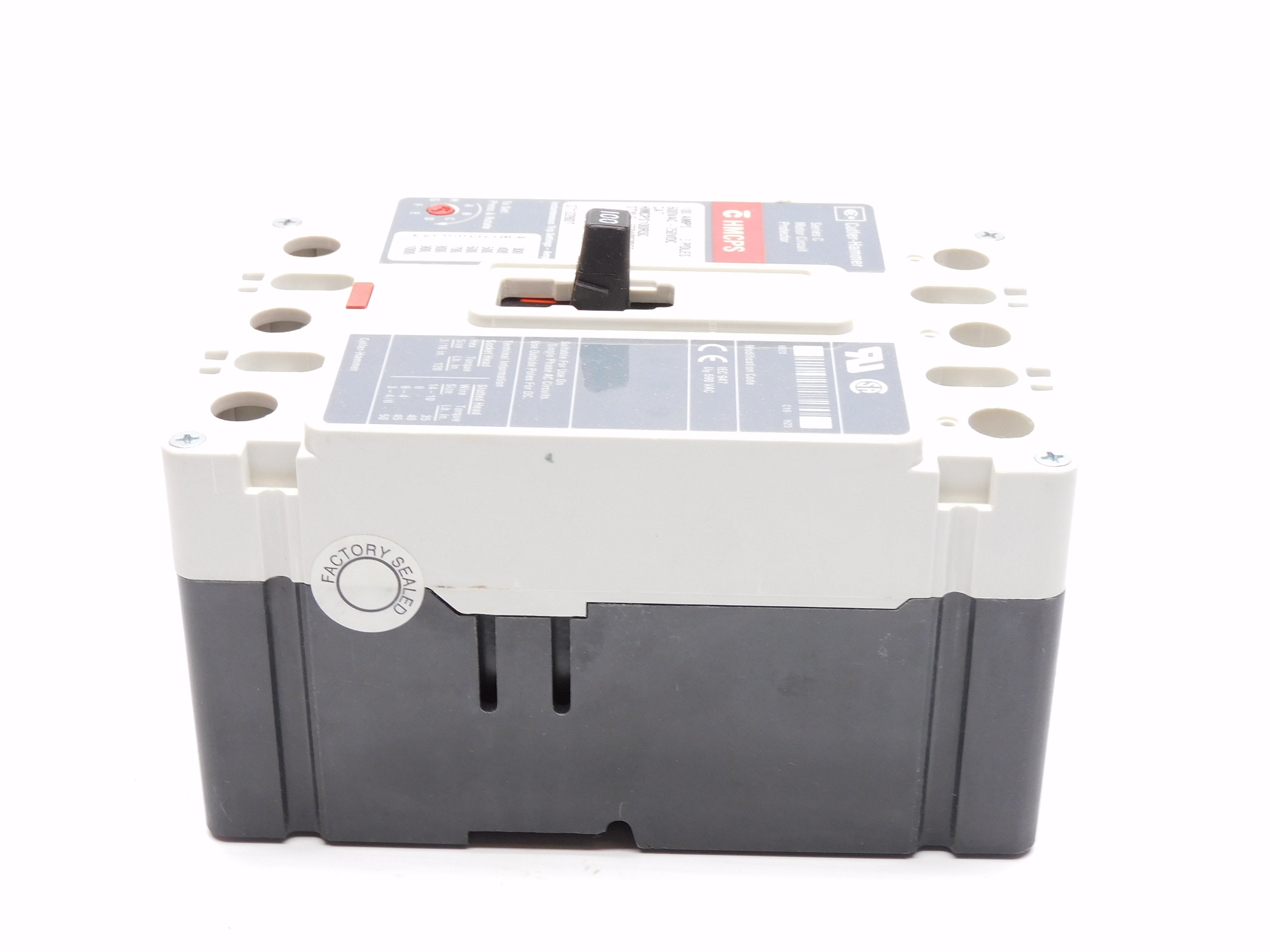 CUTLER HAMMER HMCPS100R3C SER. C 100A 600VAC (GRAY) NSMP
