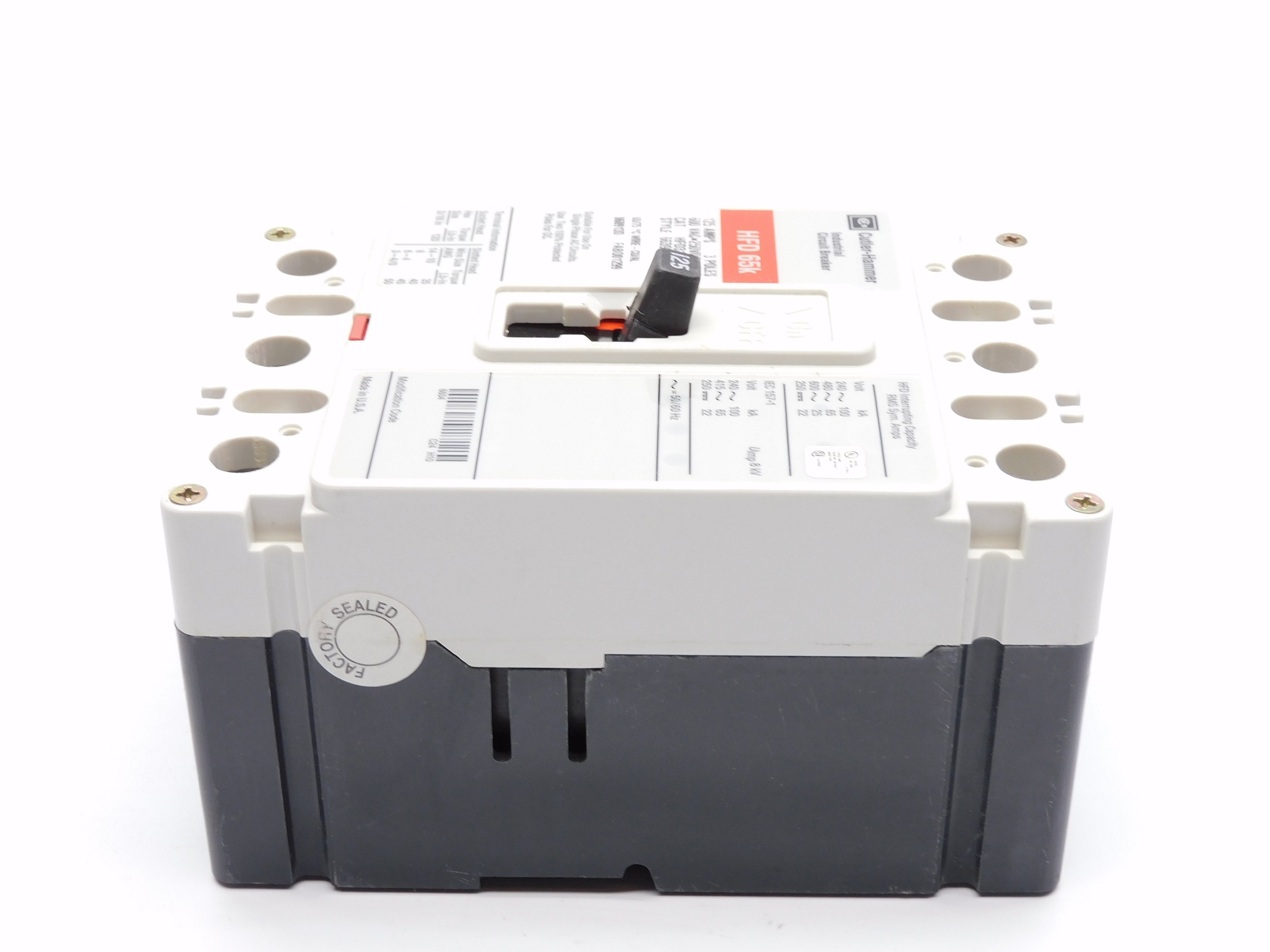 CUTLER HAMMER HFD3125L SER. C 125A 600VAC (WHITE) NSMP
