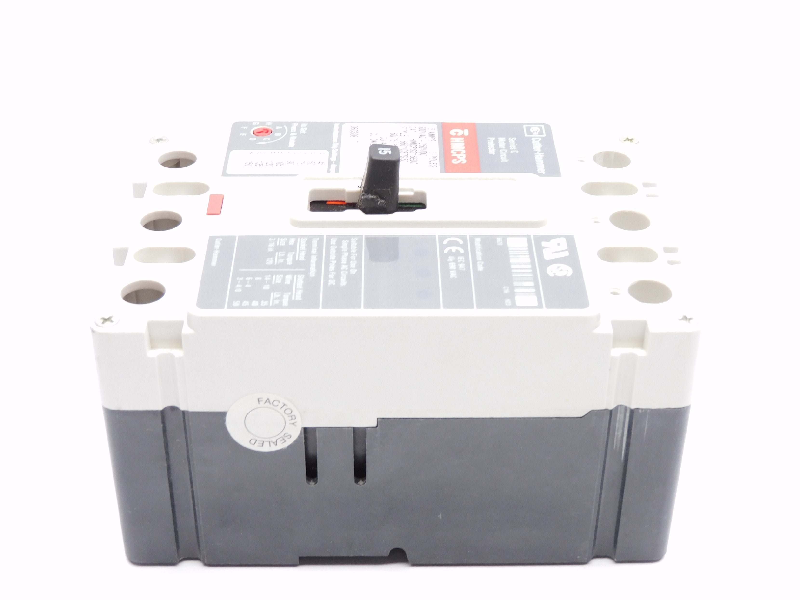 CUTLER HAMMER HMCPS015E0C SER. C 15A 600VAC (GRAY) UNMP