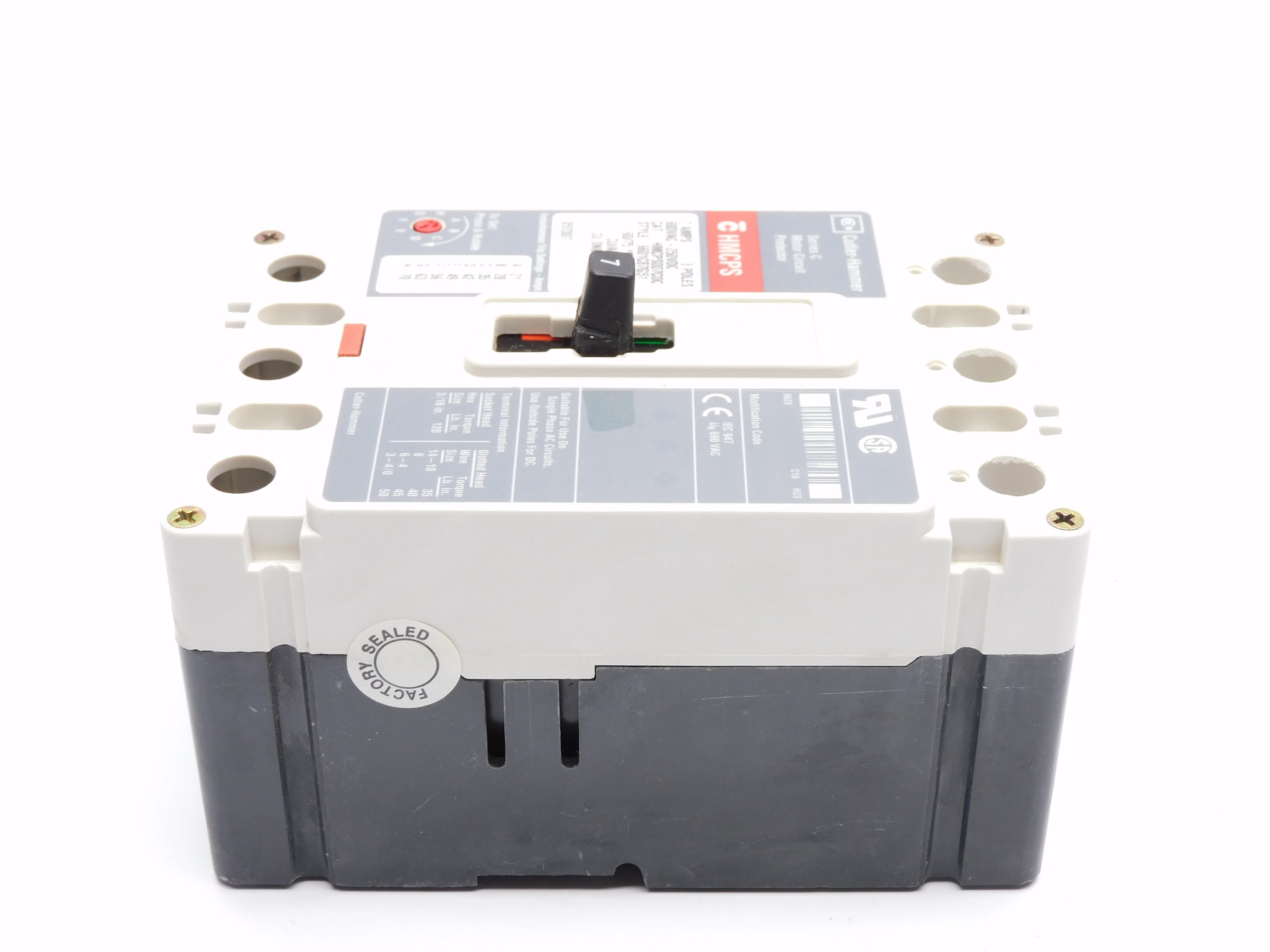 CUTLER HAMMER HMCPS007C0C SER. C 7A 600VAC (GRAY) UNMP