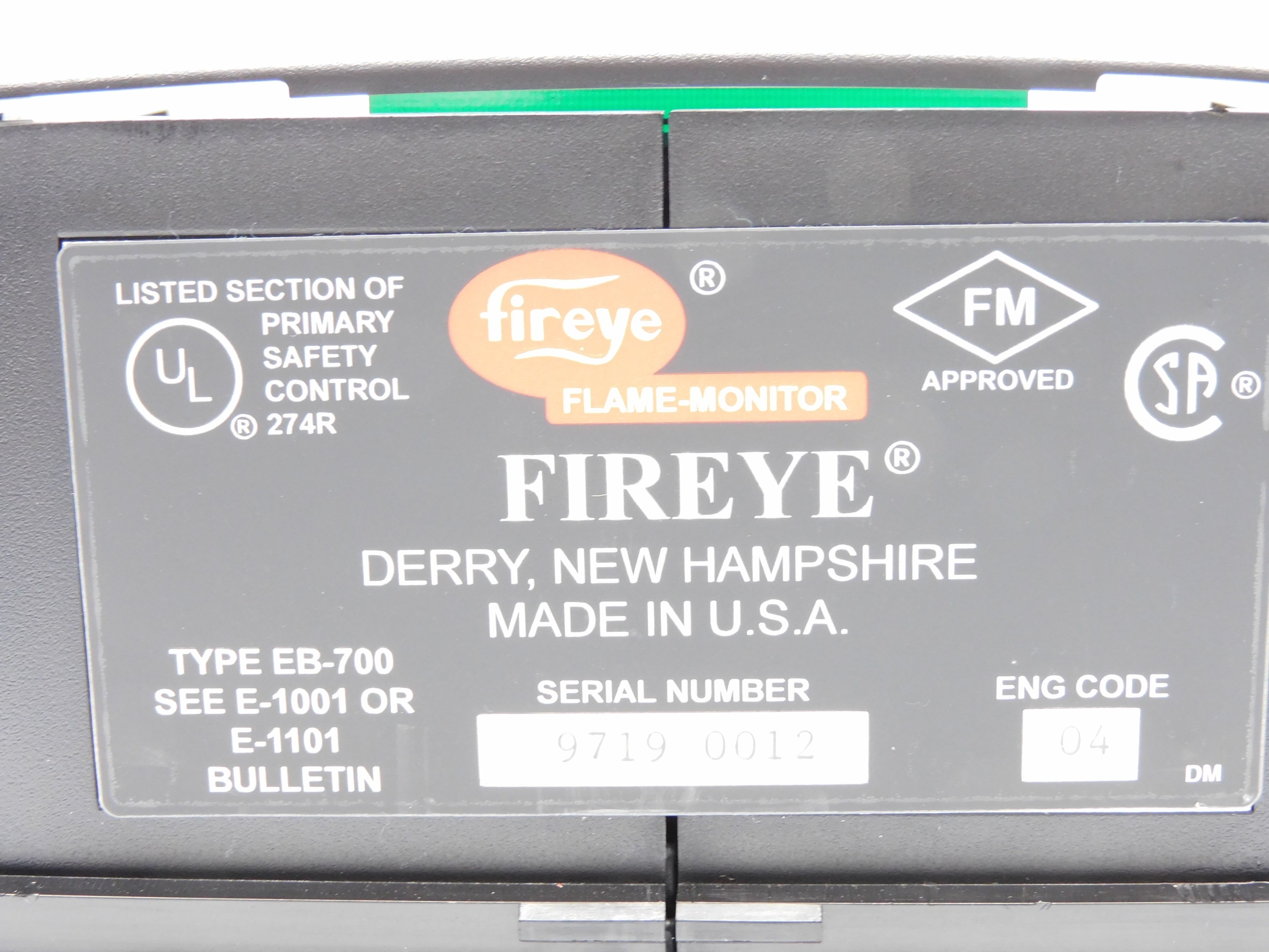 FIREYE E110 NSMP