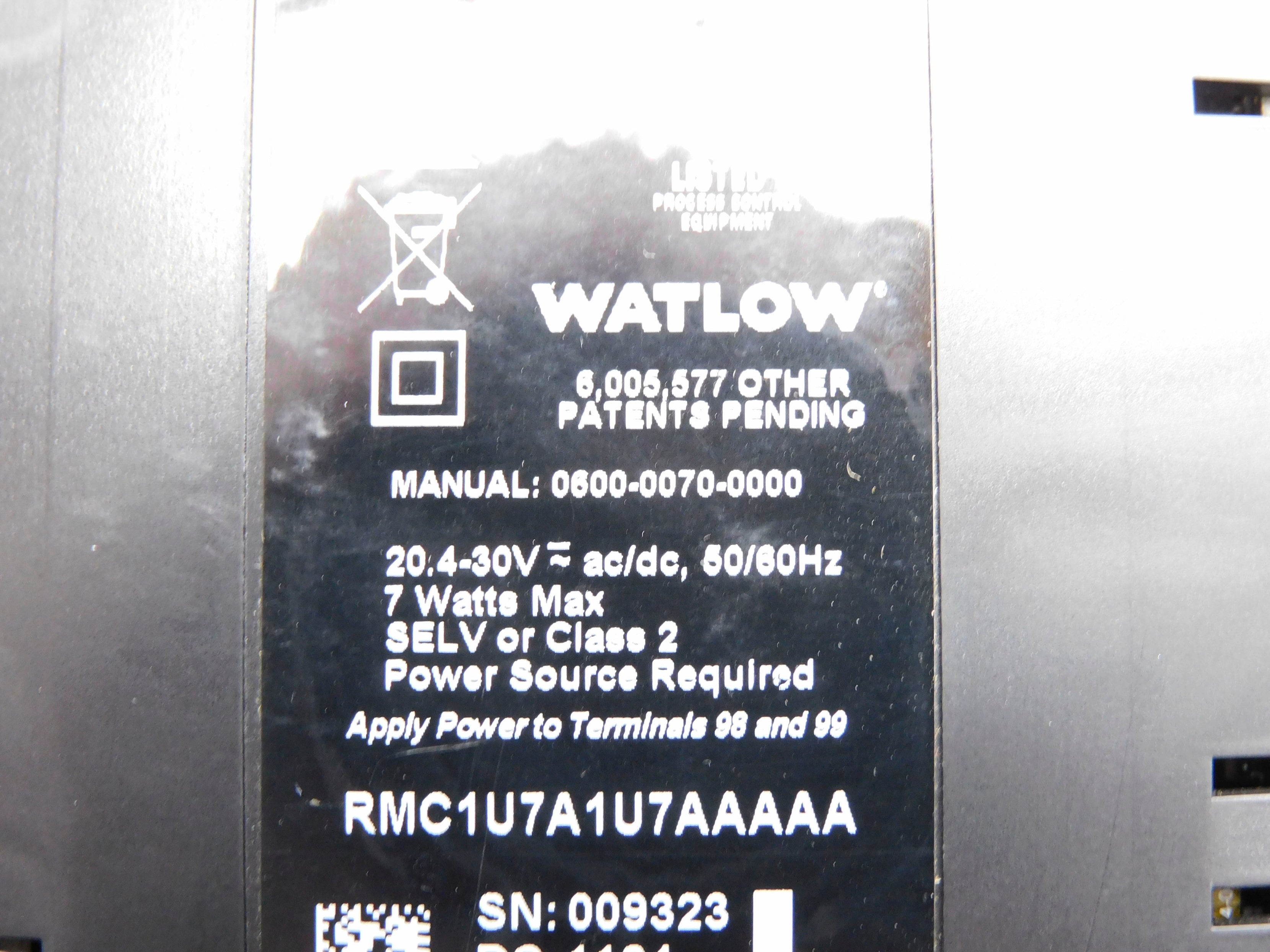 WATLOW RMC1U7A1U7AAAAA UNMP