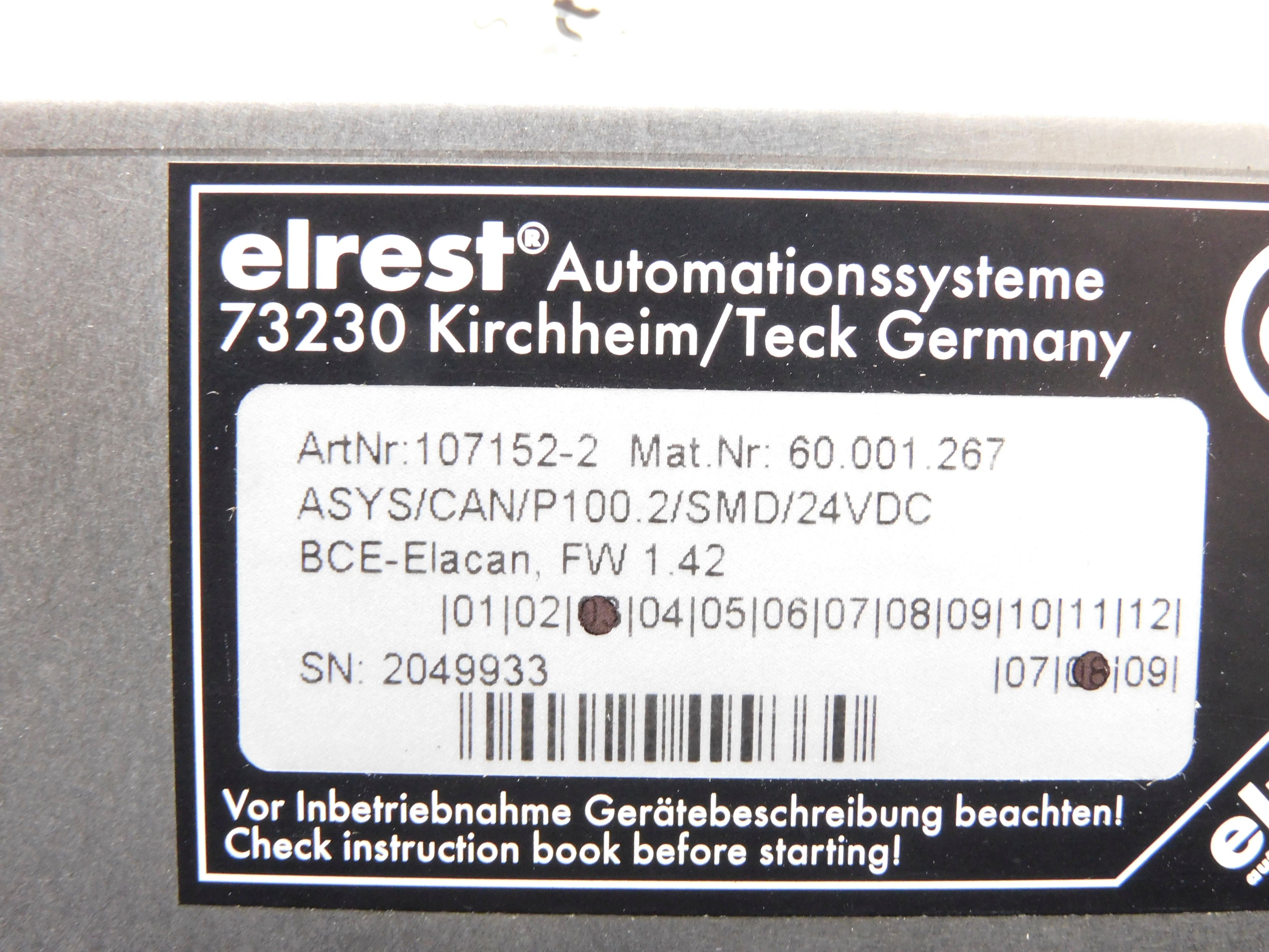 ELREST 107152-2 UNMP