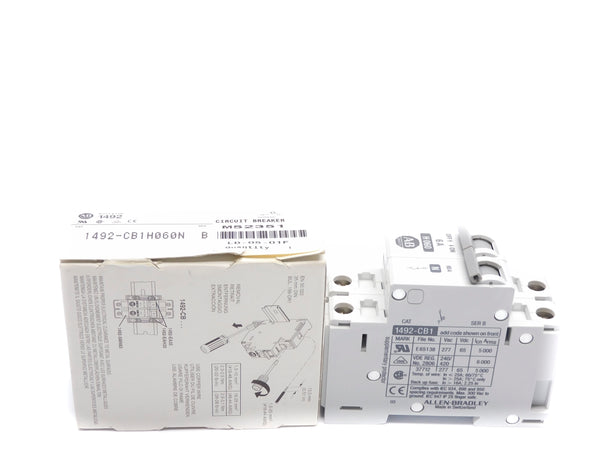ALLEN BRADLEY 1492-CB1H060N SER. B 6A 277VAC NSMP