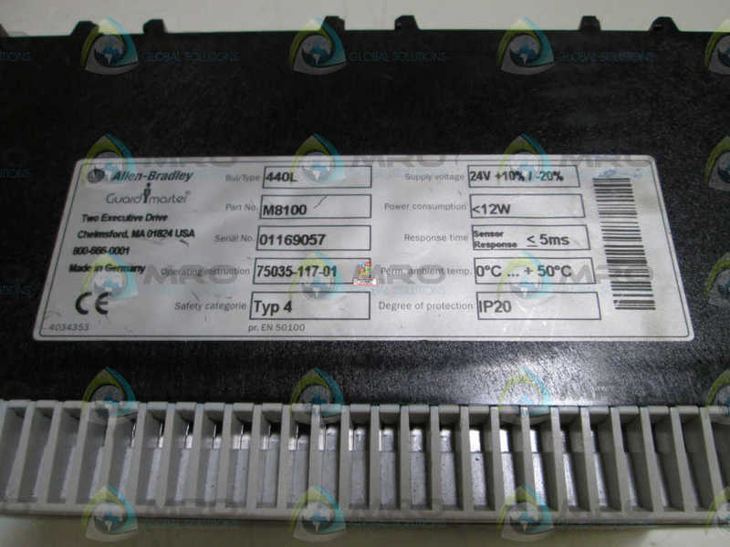 INDUSTRIAL SPARE PART 440L-M8100 INTERFACE FOR SAFETY LIGHT CURTAINS  UNMP