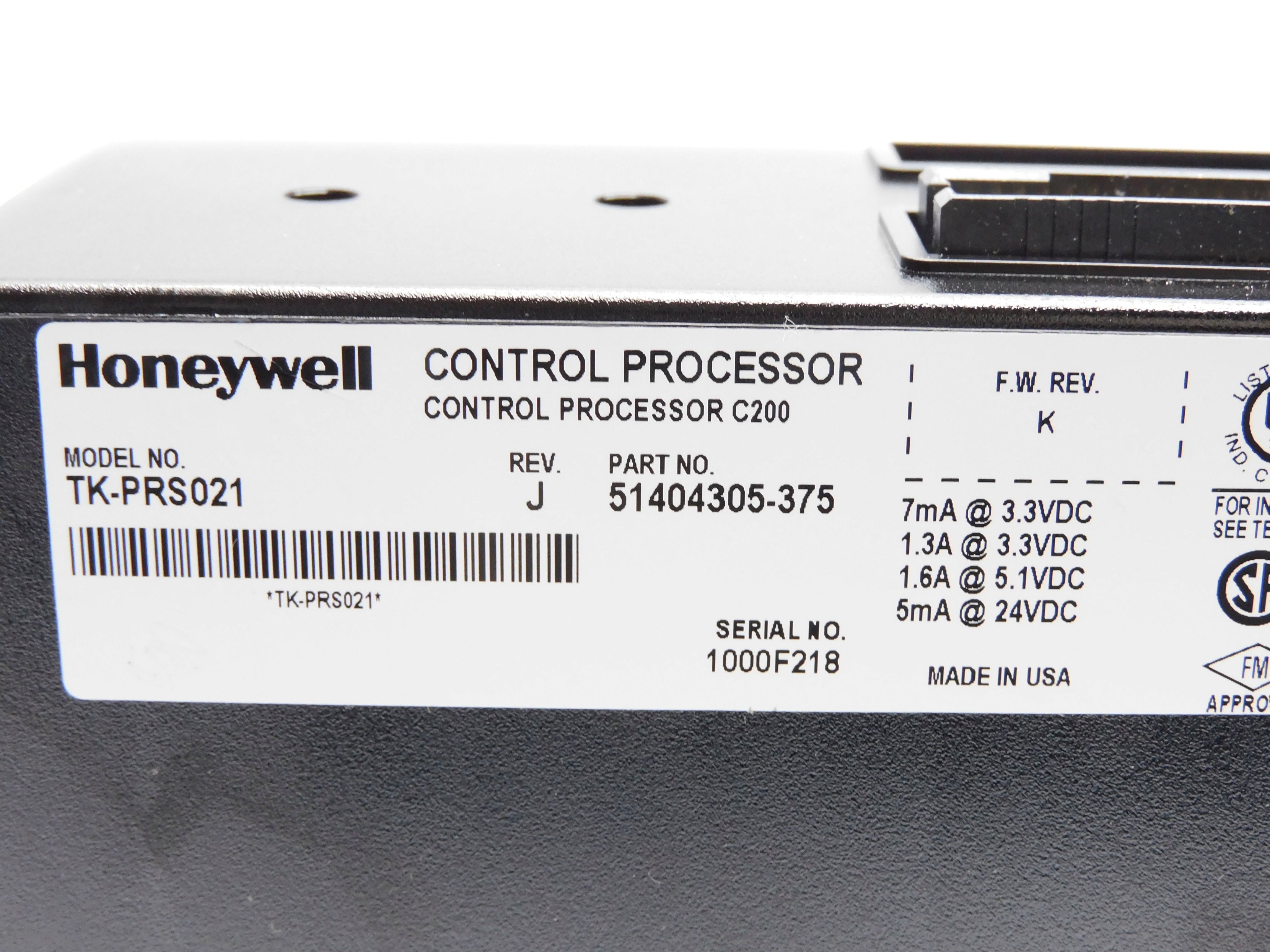 HONEYWELL TK-PRS021 51404305-375 F/W K NSNP
