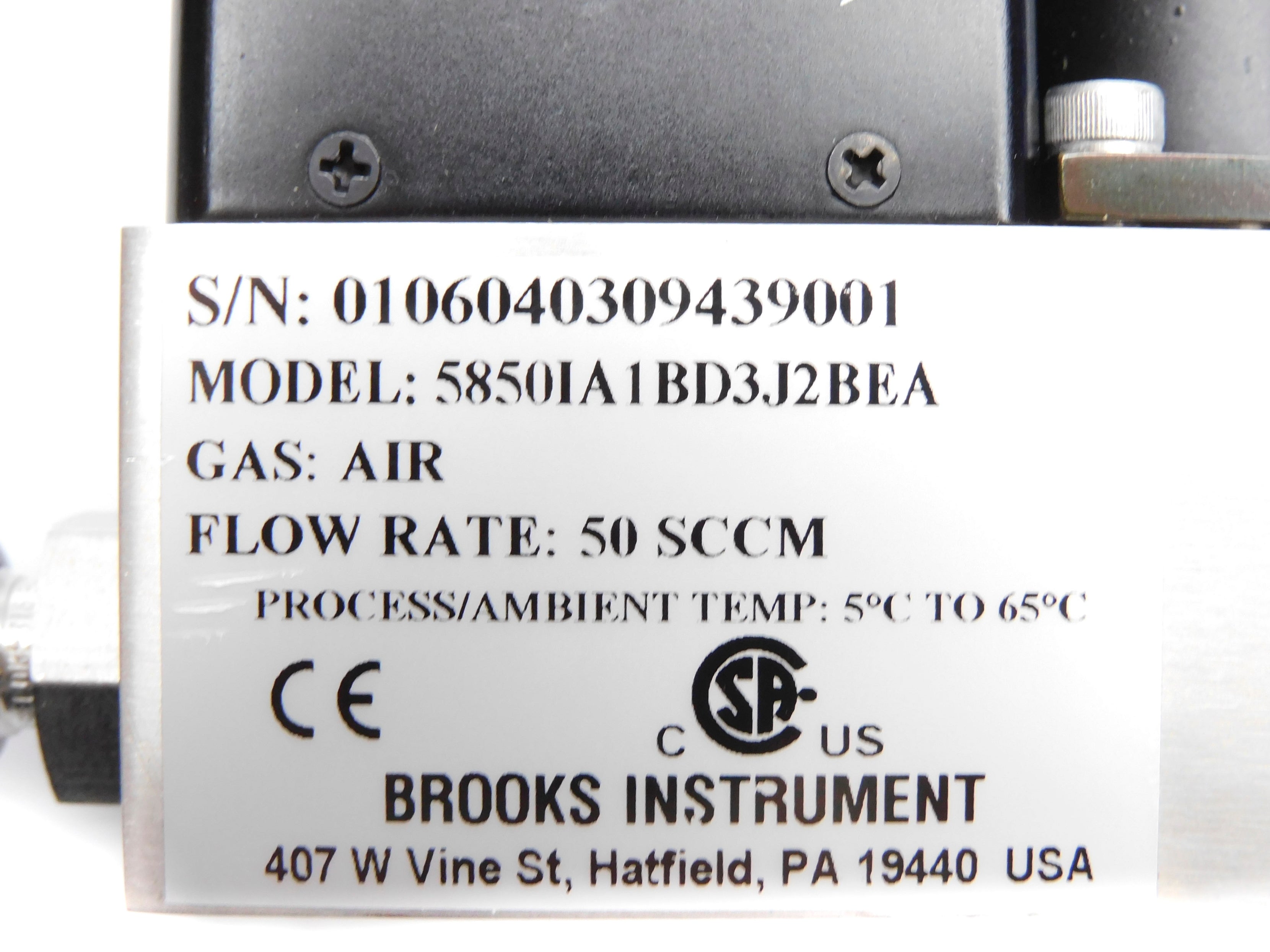 BROOKS INSTRUMENT 5850IA1BD3J2BEA UNMP