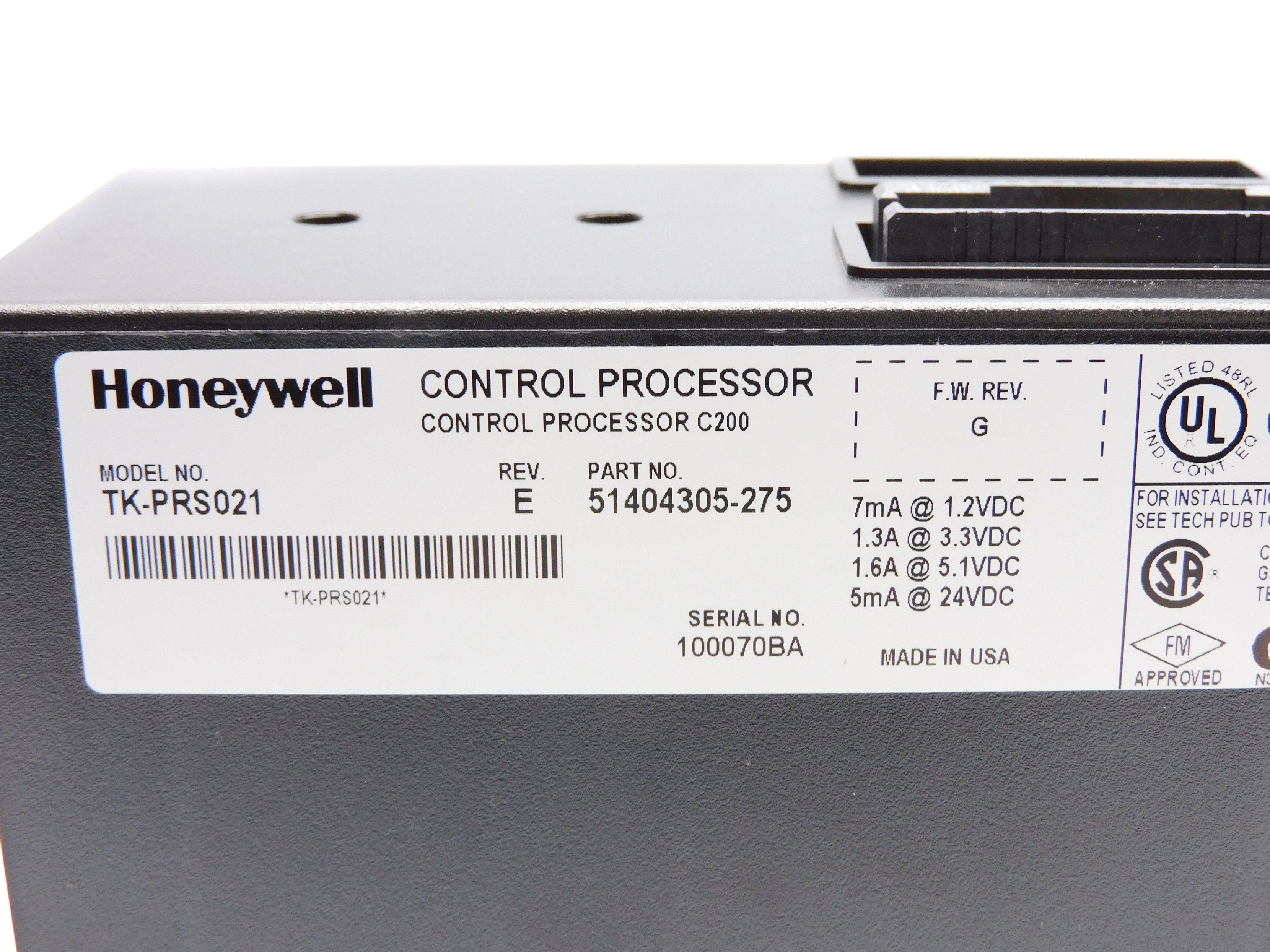 HONEYWELL TK-PRS021 51404305-275 F/W G NSNP