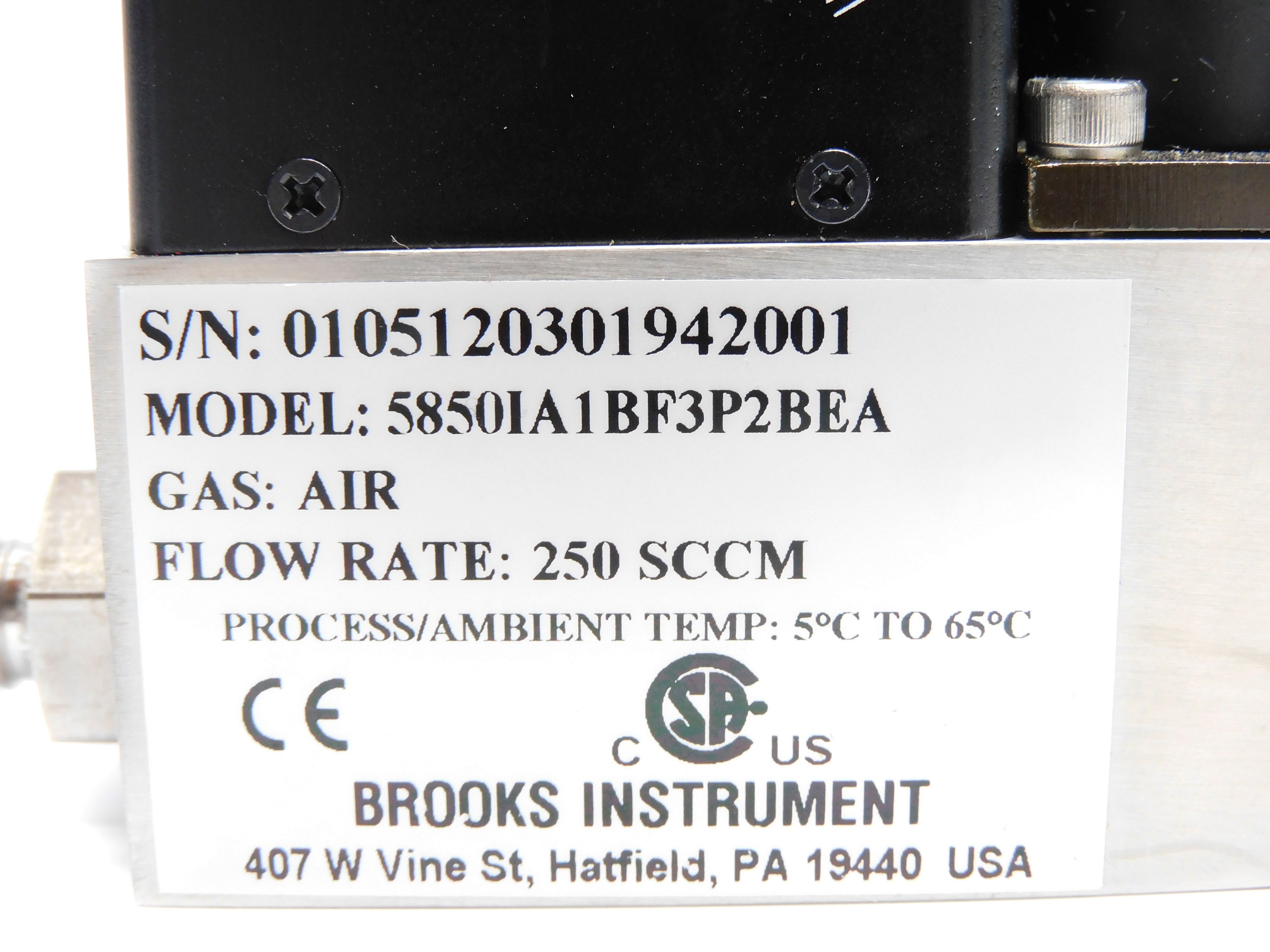 BROOKS INSTRUMENT 5850IA1BF3P2BEA BU-FWFC111195 UNMP