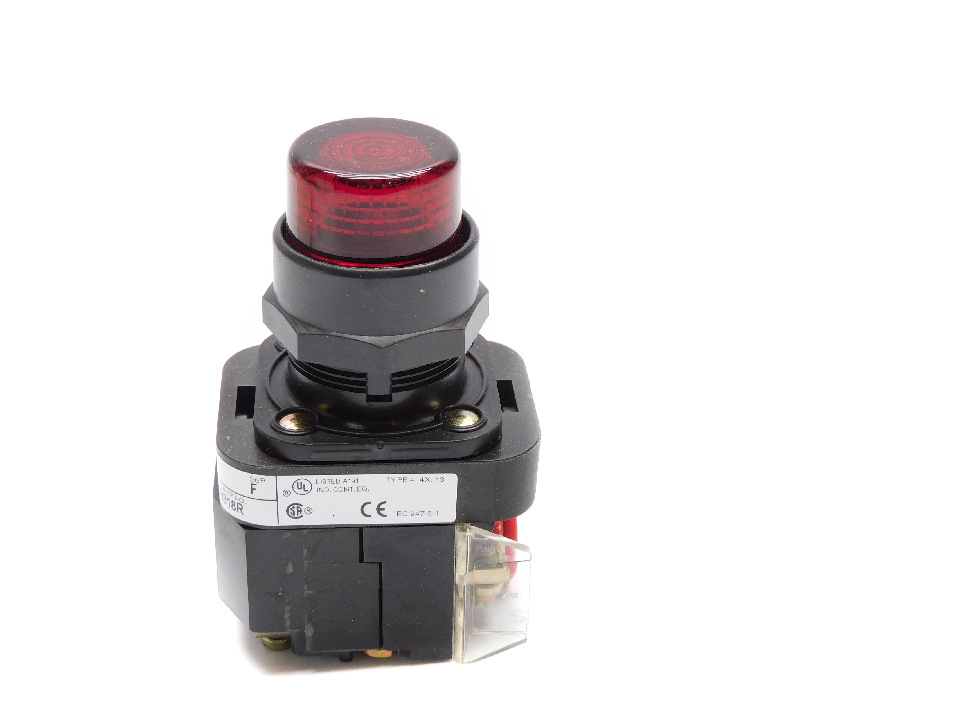 ALLEN BRADLEY 800H-PRTF16R SER. F (WH) NSMP