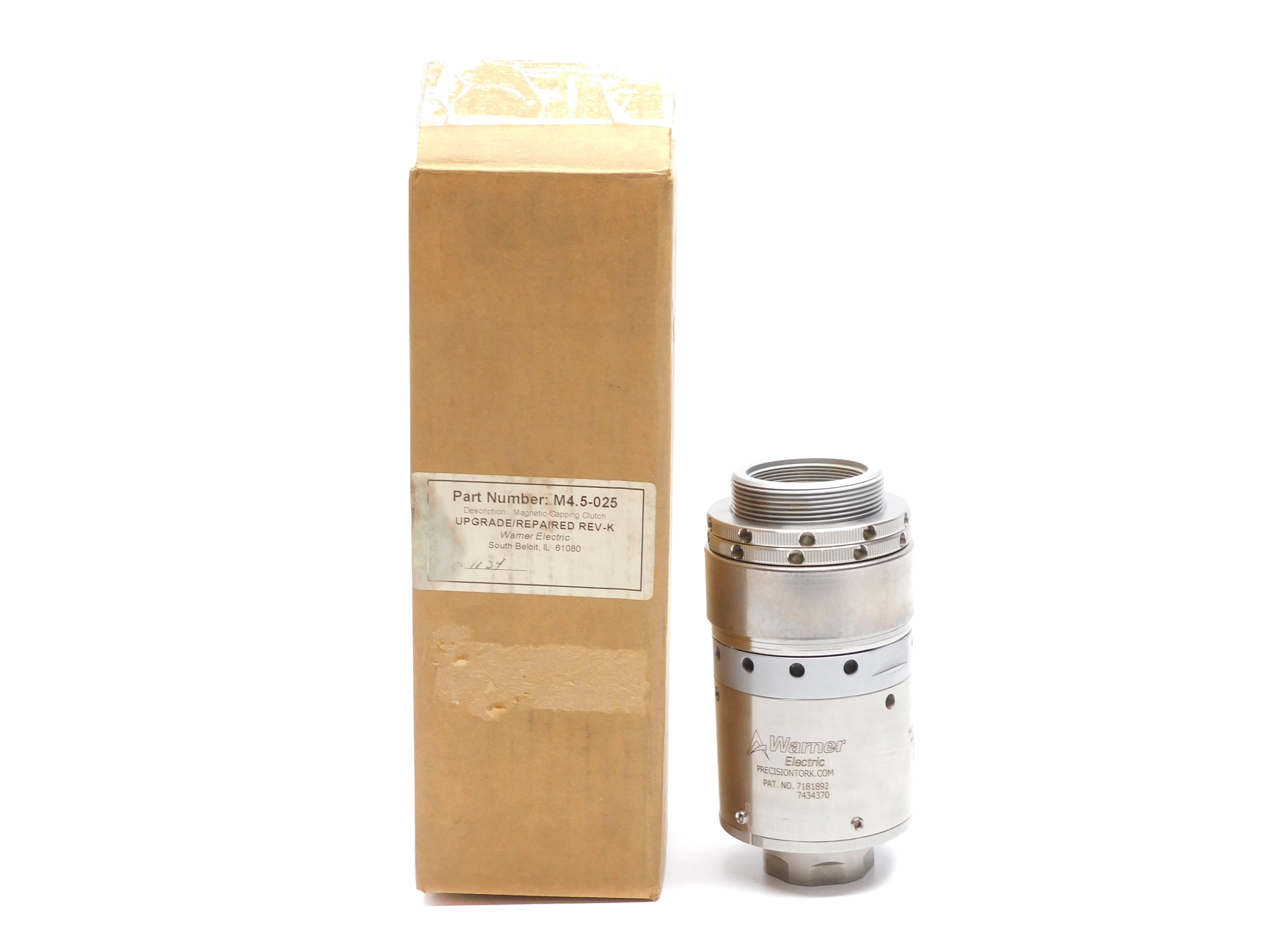 WARNER ELECTRIC M4.5-025 REV K REMAN