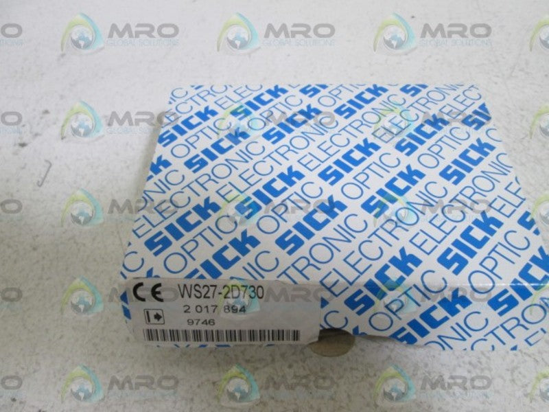 SICK PHOTOELECTRIC SENDER WS27-2D730 *NEW IN BOX*