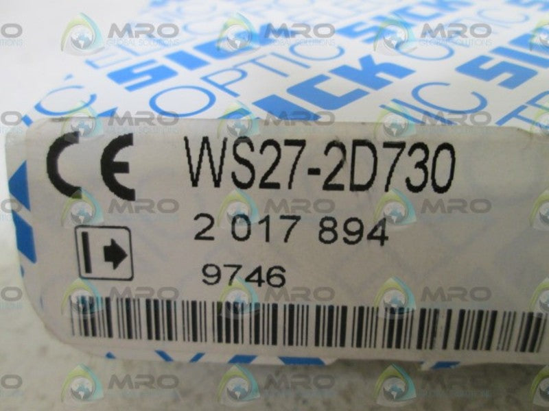 SICK PHOTOELECTRIC SENDER WS27-2D730 *NEW IN BOX*