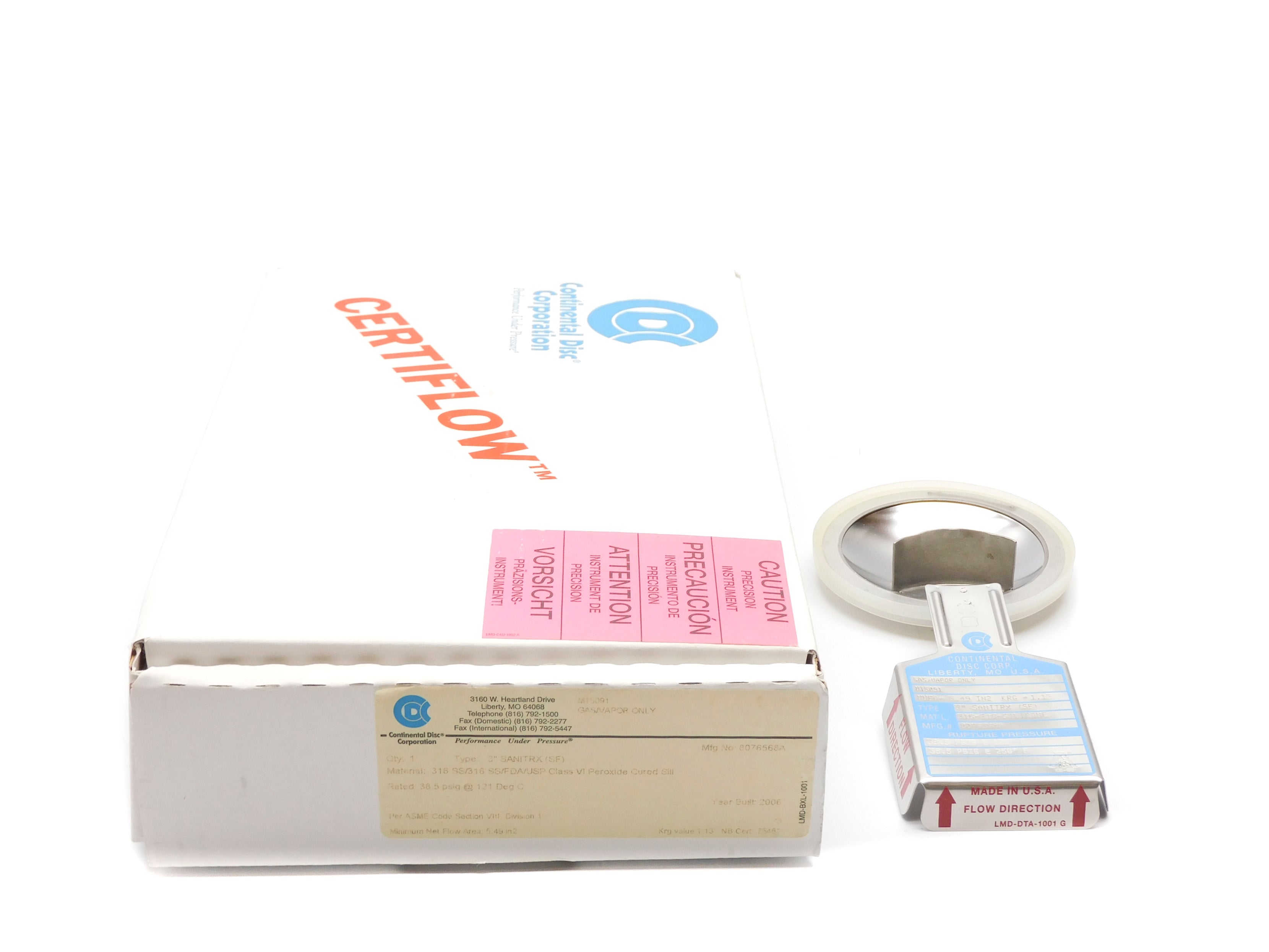 CONTINENTAL DISC 8076568A NSMP
