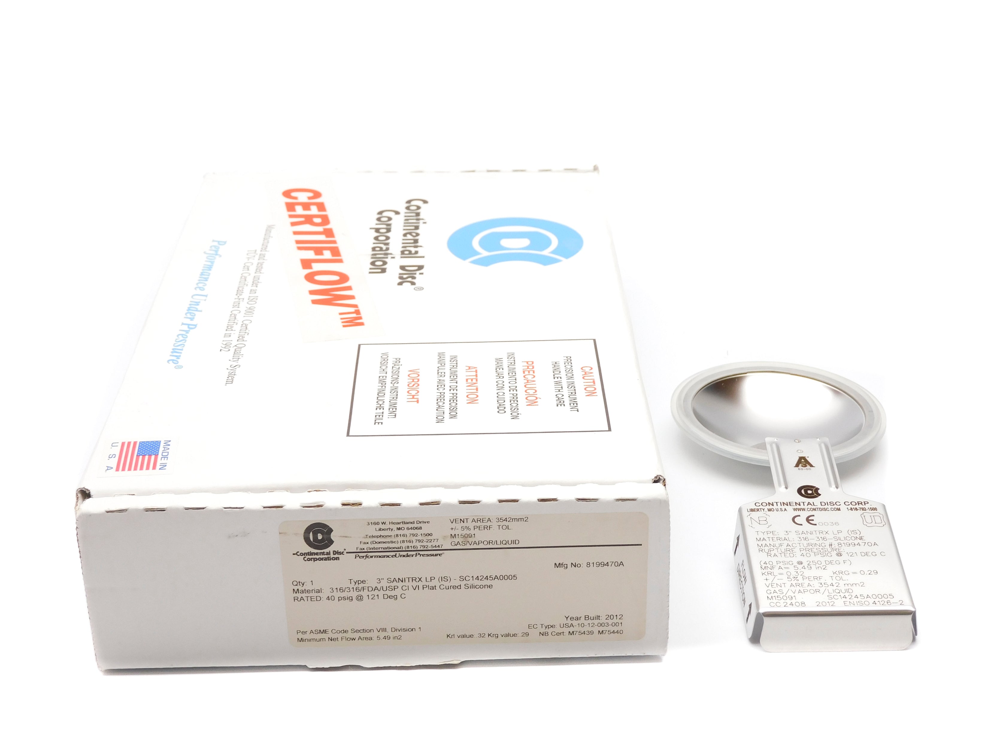 CONTINENTAL DISC 8199470A NSMP