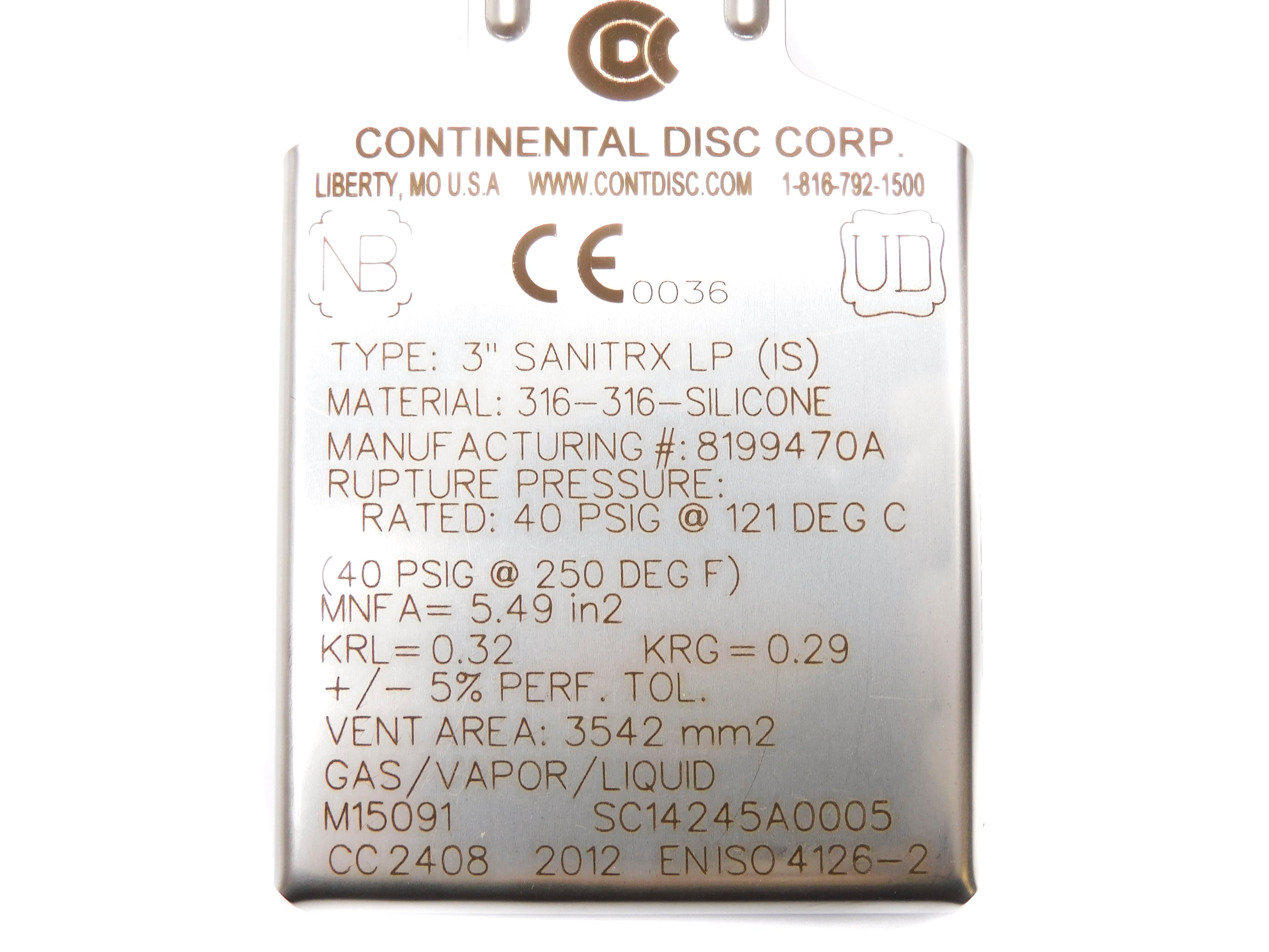 CONTINENTAL DISC 8199470A NSMP
