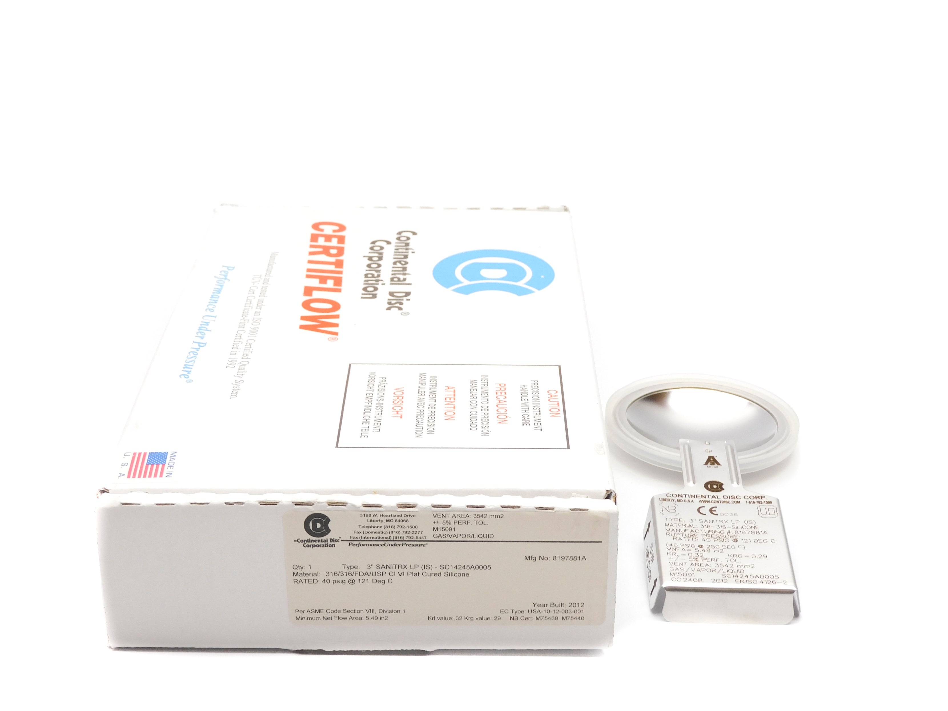 CONTINENTAL DISC 8197881A NSMP