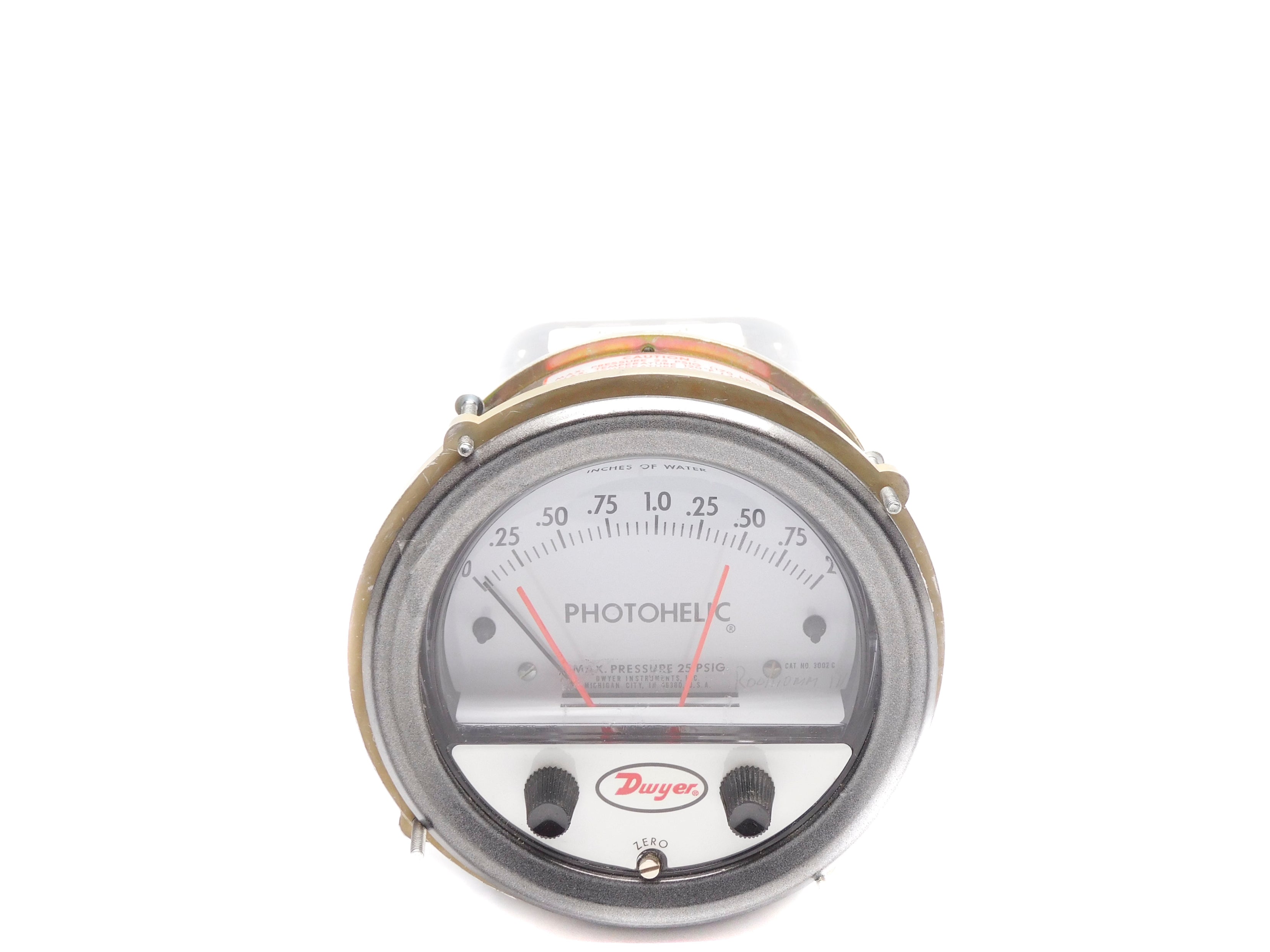 DWYER 3002C 25PSI 0-2" UNMP