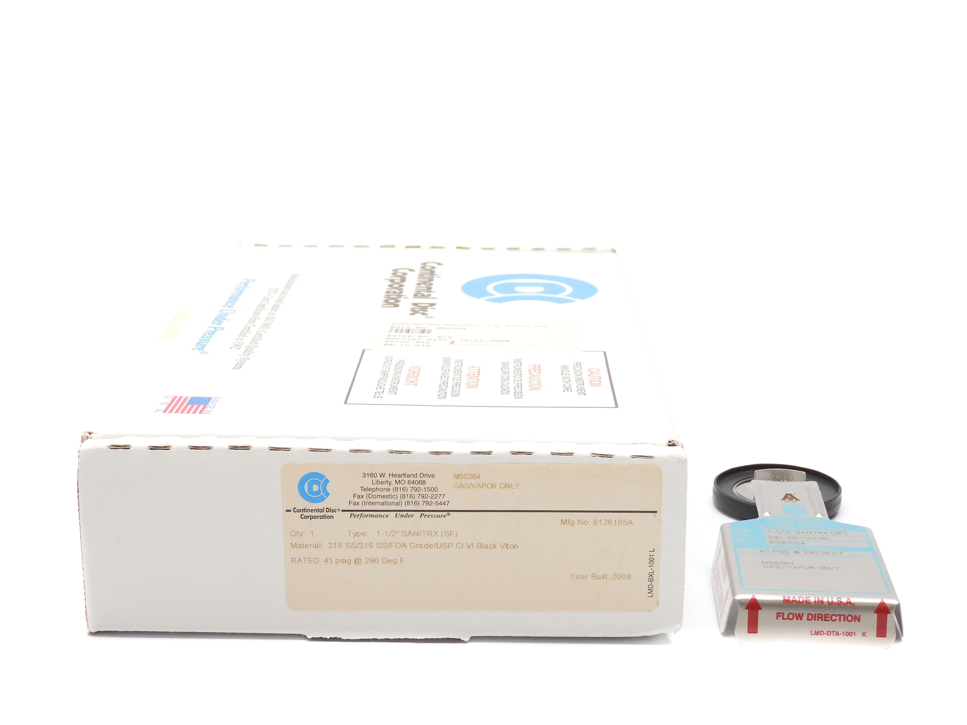 CONTINENTAL DISC 8126105A NSMP