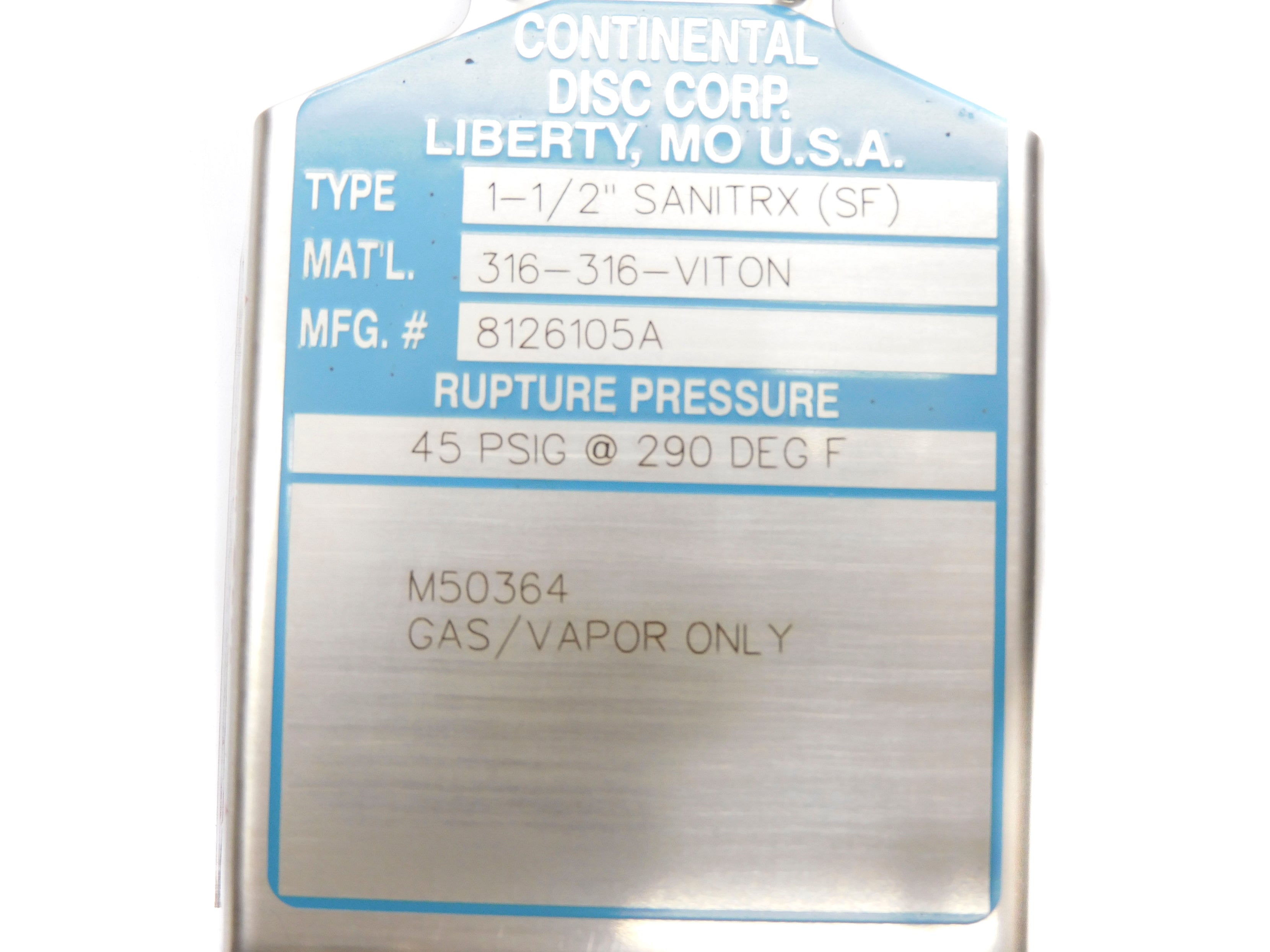 CONTINENTAL DISC 8126105A NSMP