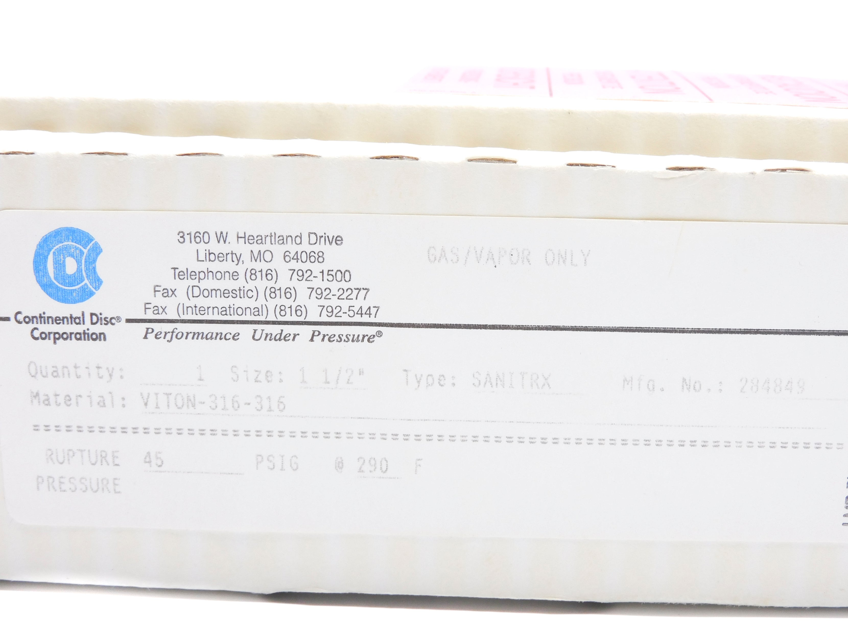CONTINENTAL DISC 284849 NSMP