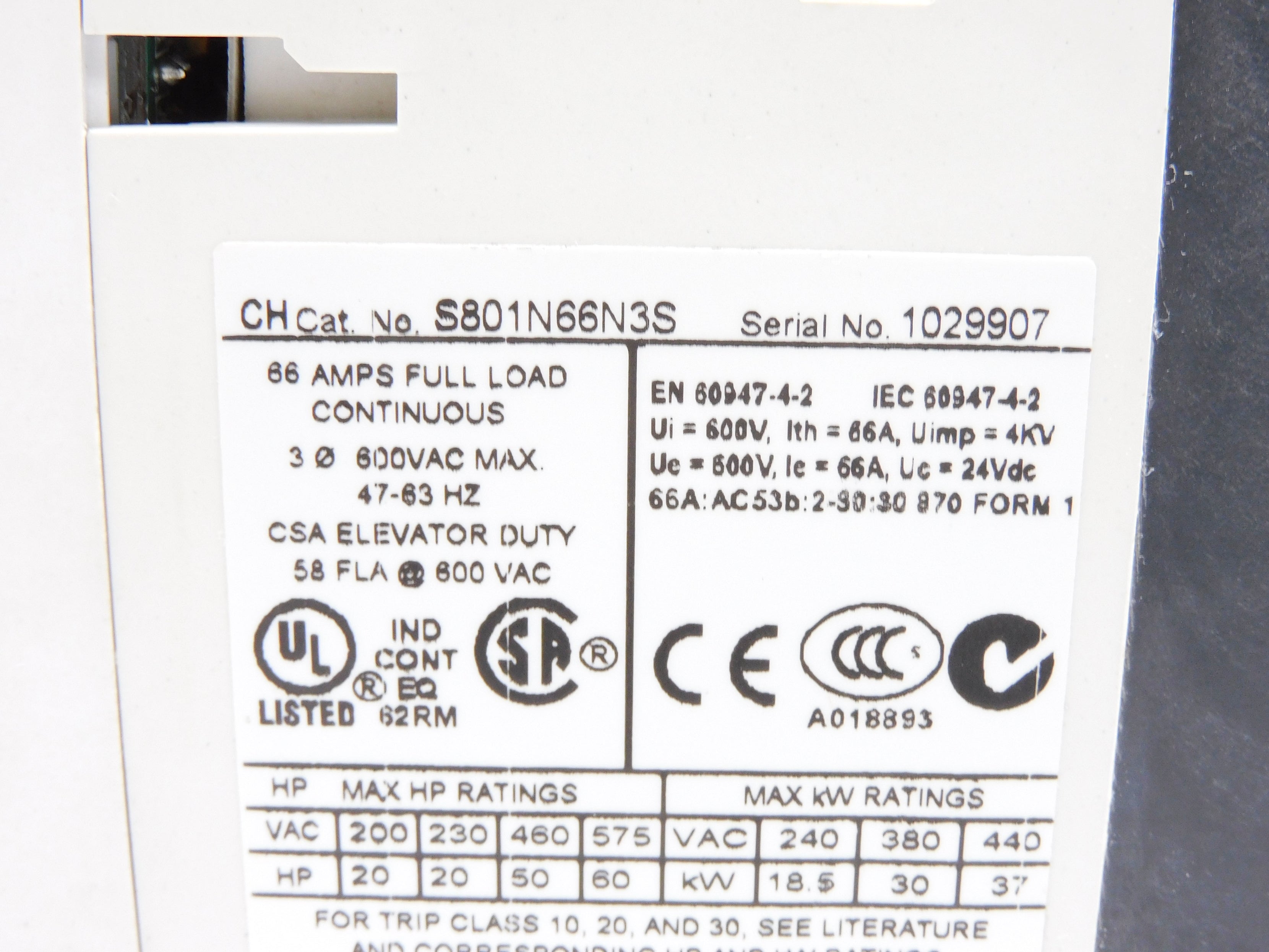 EATON S801N66N3S NSMP