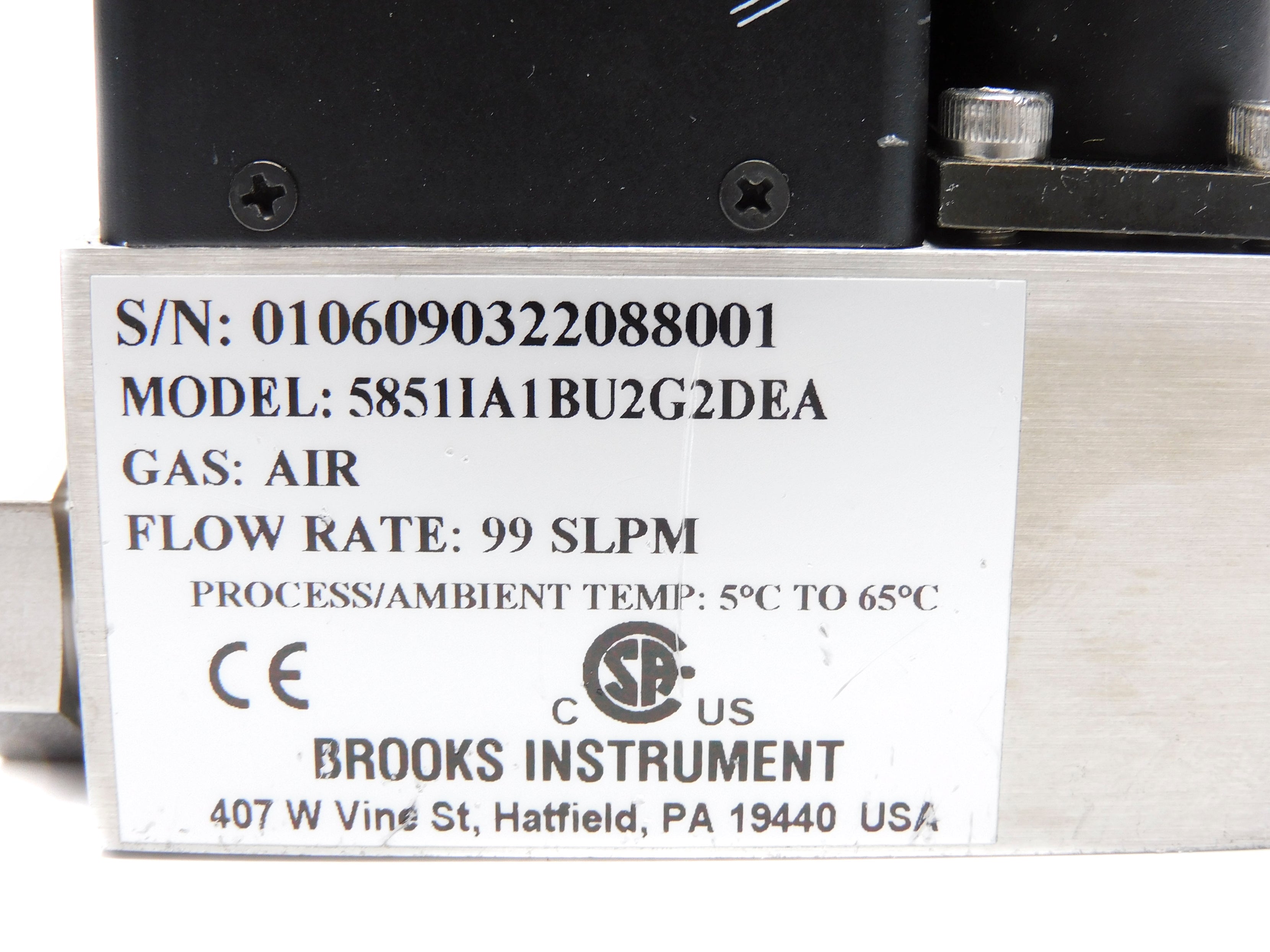 BROOKS INSTRUMENT 5851IA1BU2G2DEA UNMP