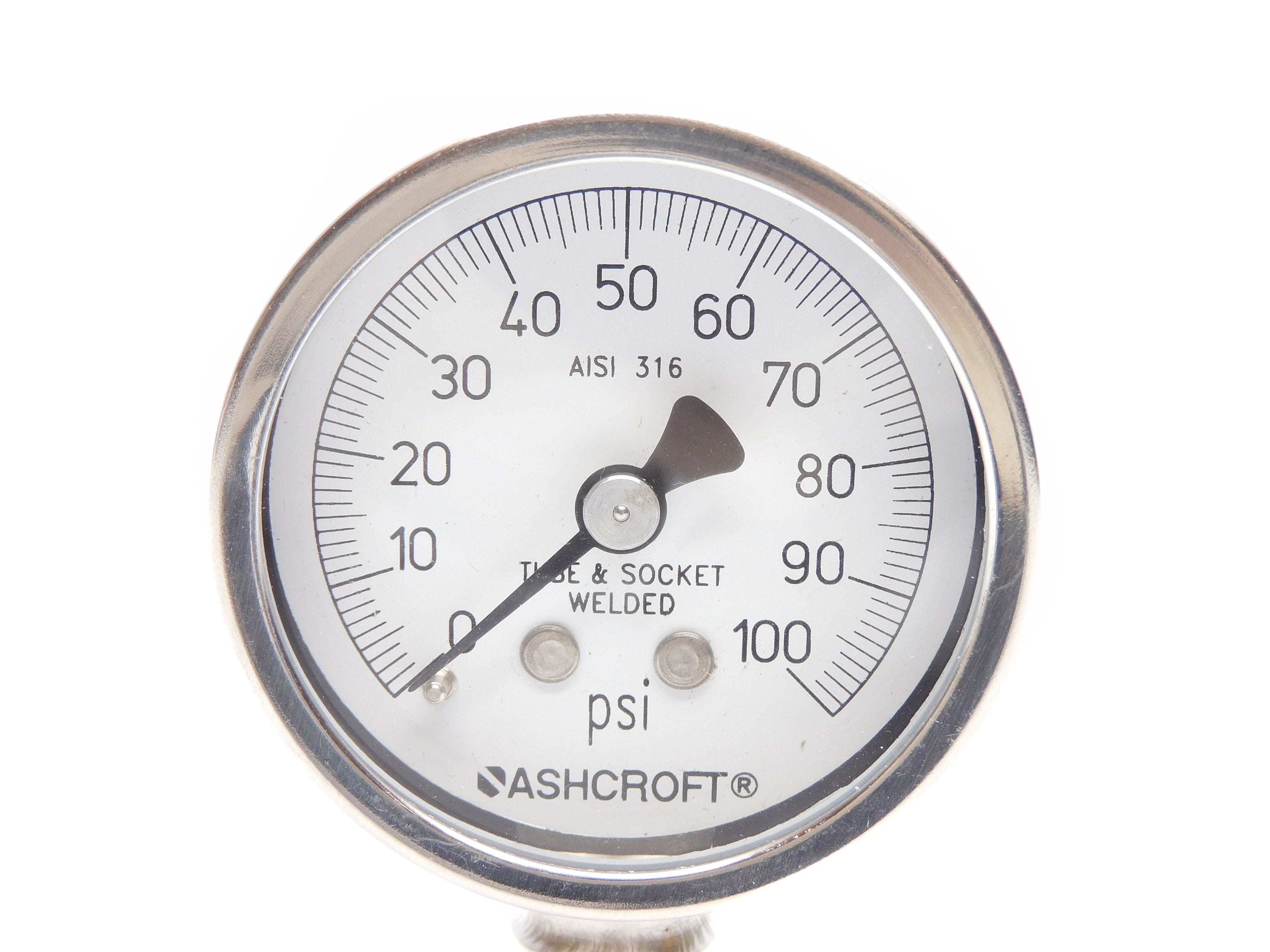 ASHCROFT 201032S75L-100 0-100PSI NSMP