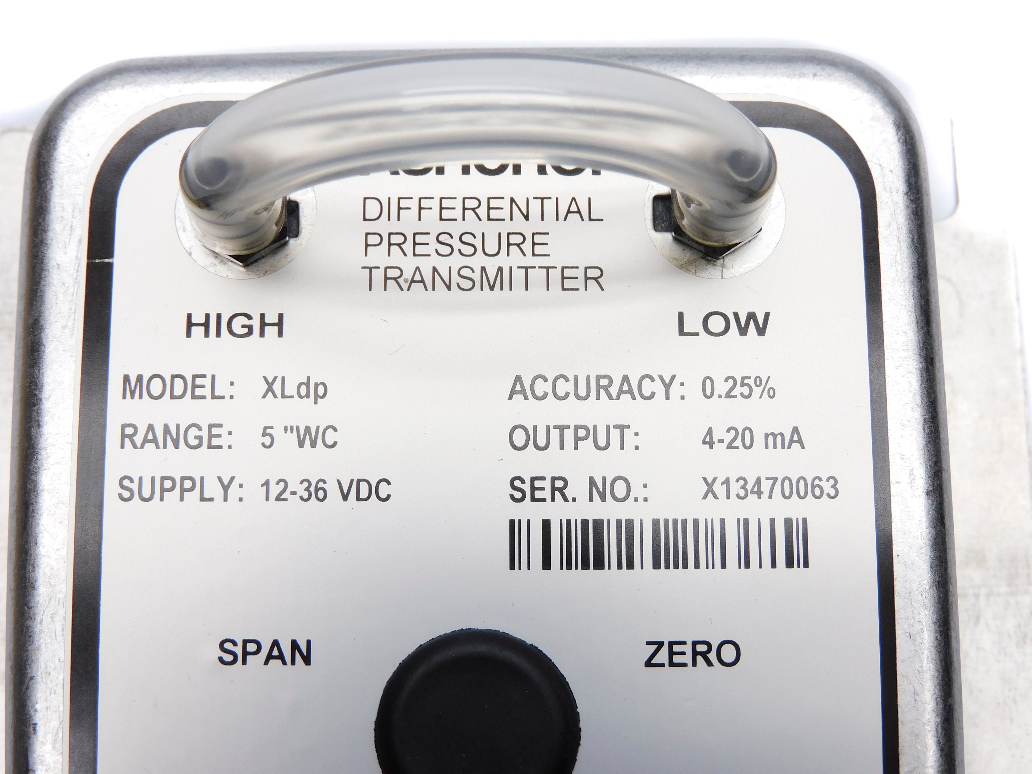 ASHCROFT XLdp XL3MB242ST5IW 5"WC NSMP