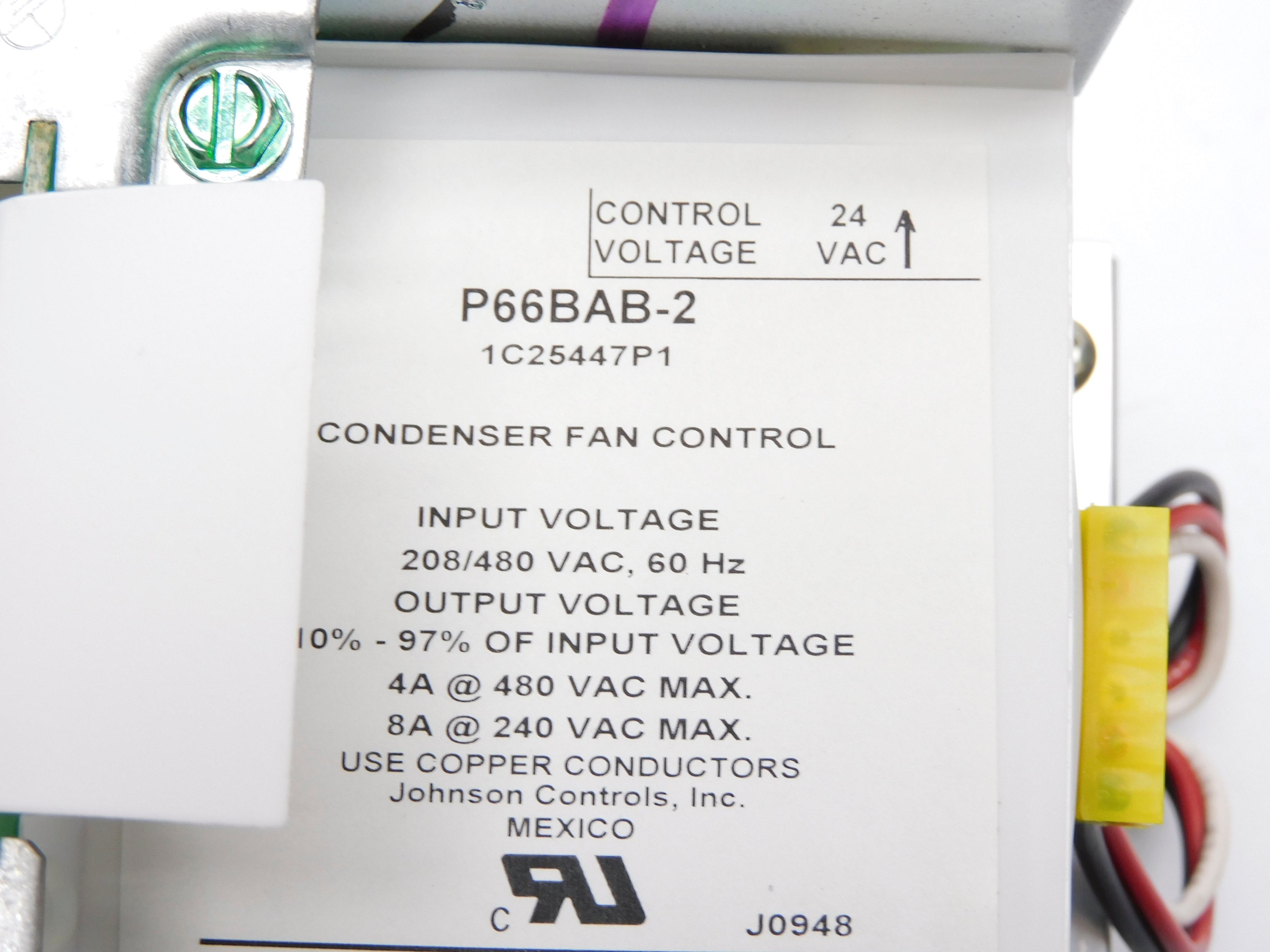 JOHNSON CONTROLS P66BAB-2 NSNP