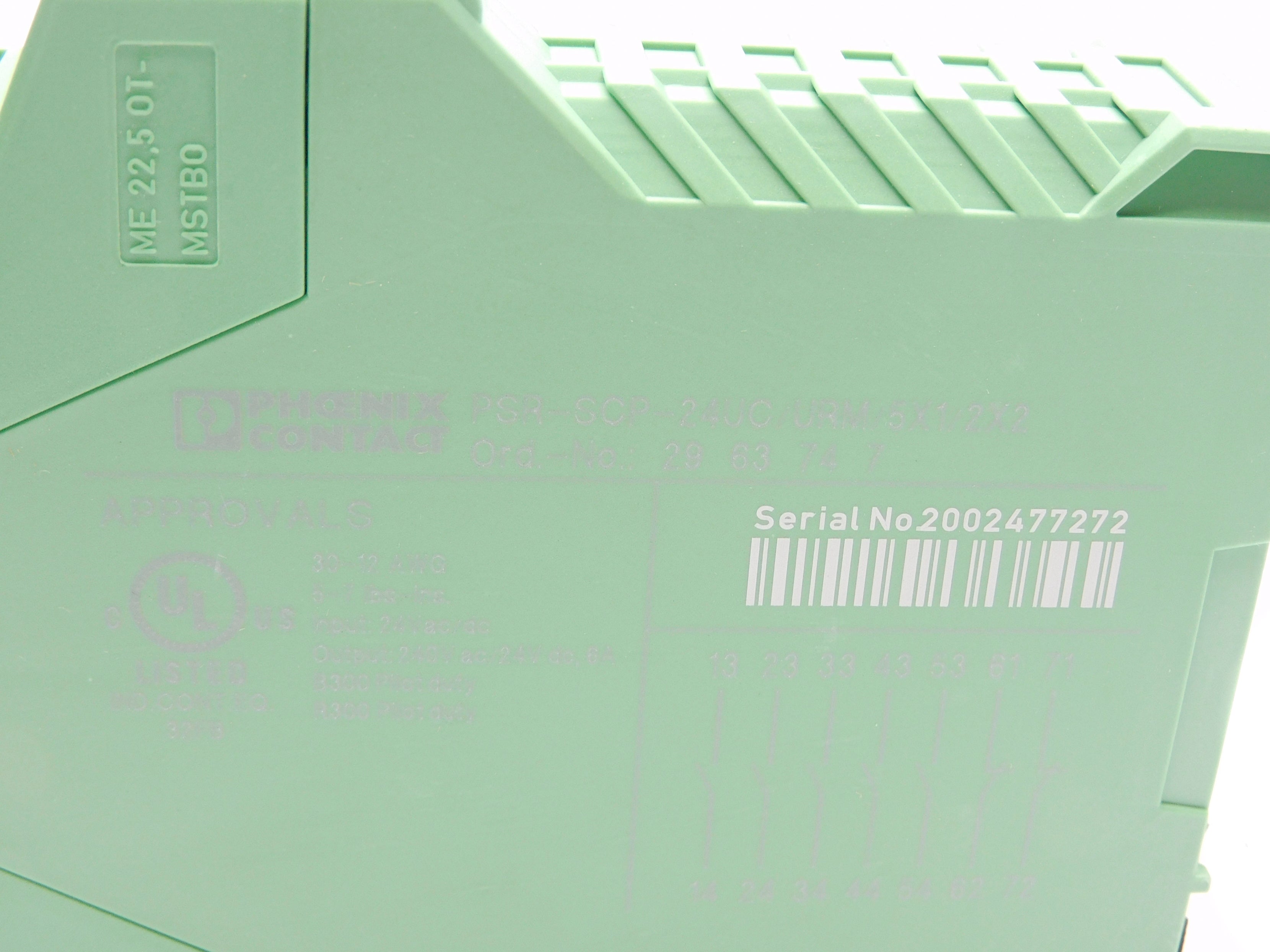 PHOENIX CONTACT PSR-SCP-24UC/URM/5X1/2X2 24V NSMP