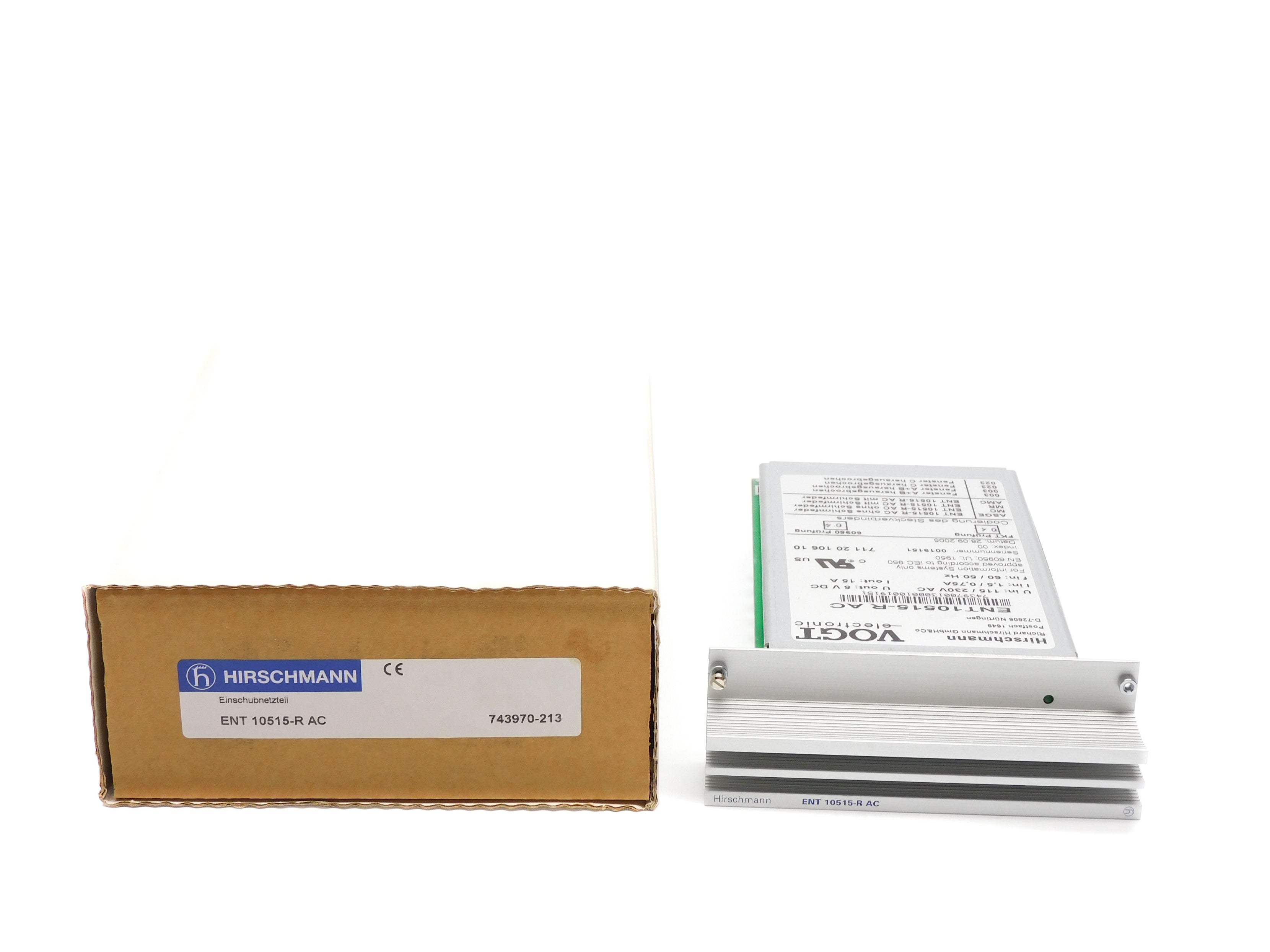 HIRSCHMANN ENT10515-RAC 743970-213 NSMP