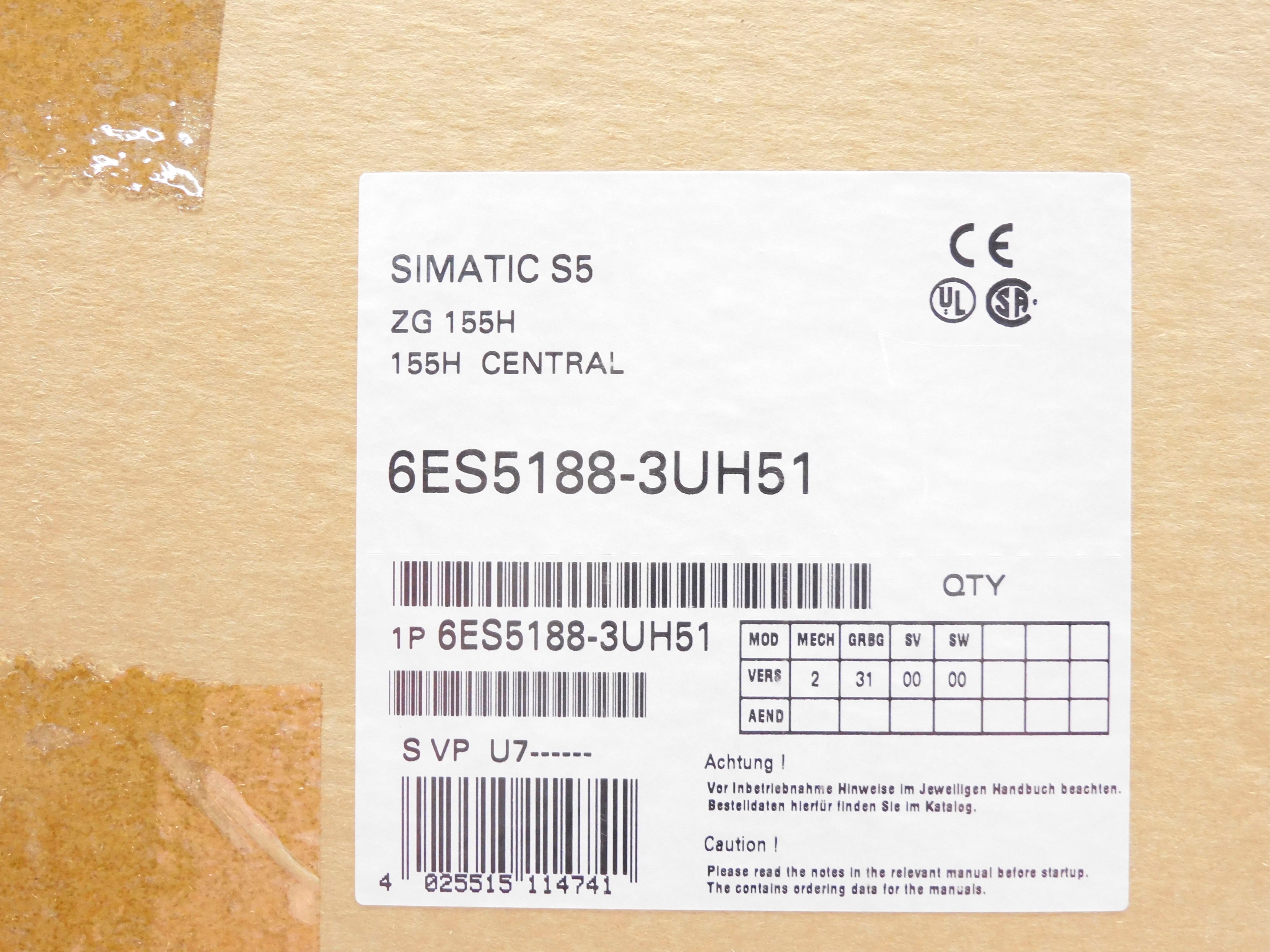 SIEMENS 6ES5188-3UH51 NSMP
