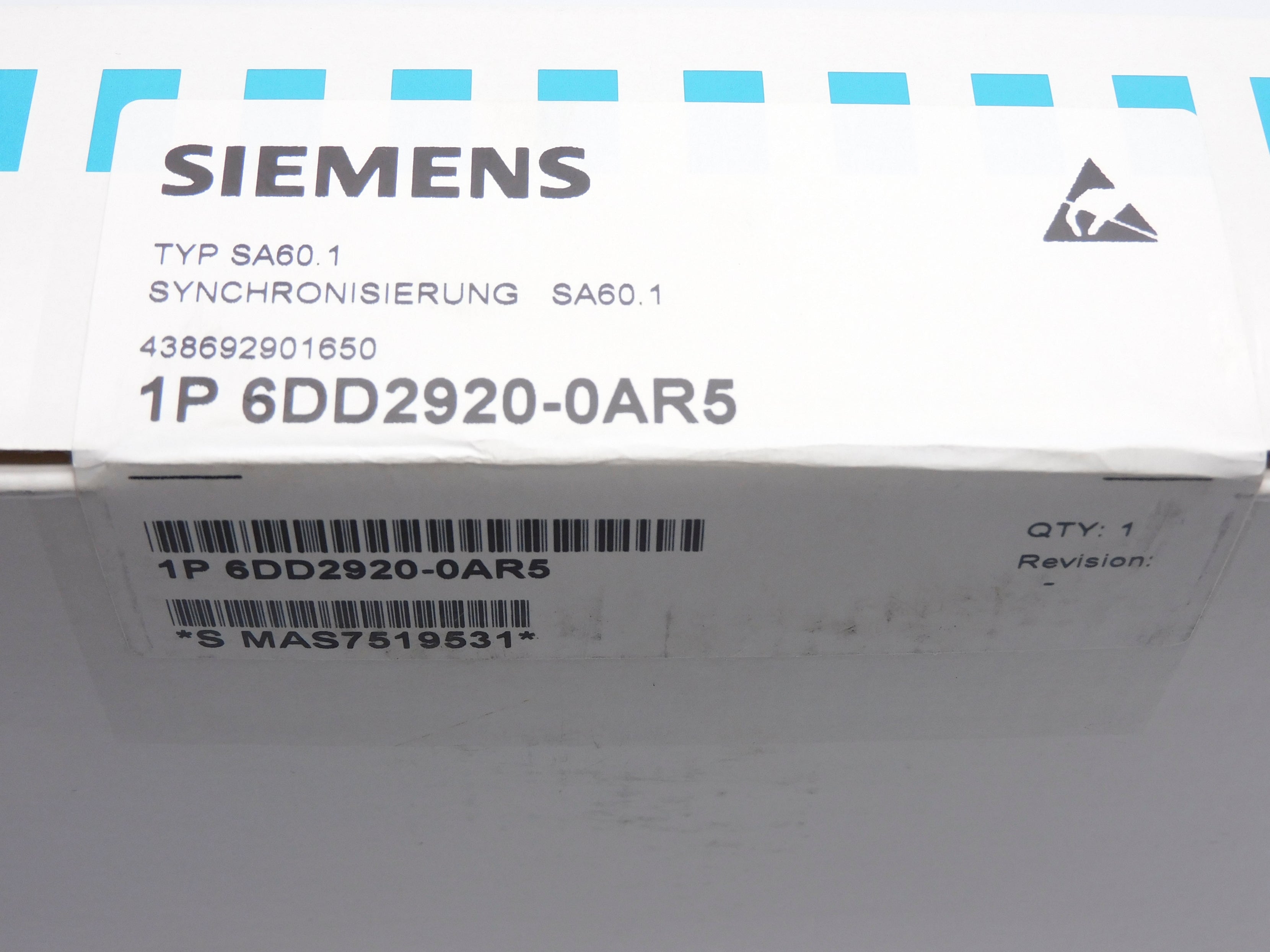 SIEMENS 6DD2920-0AR5 NSFS