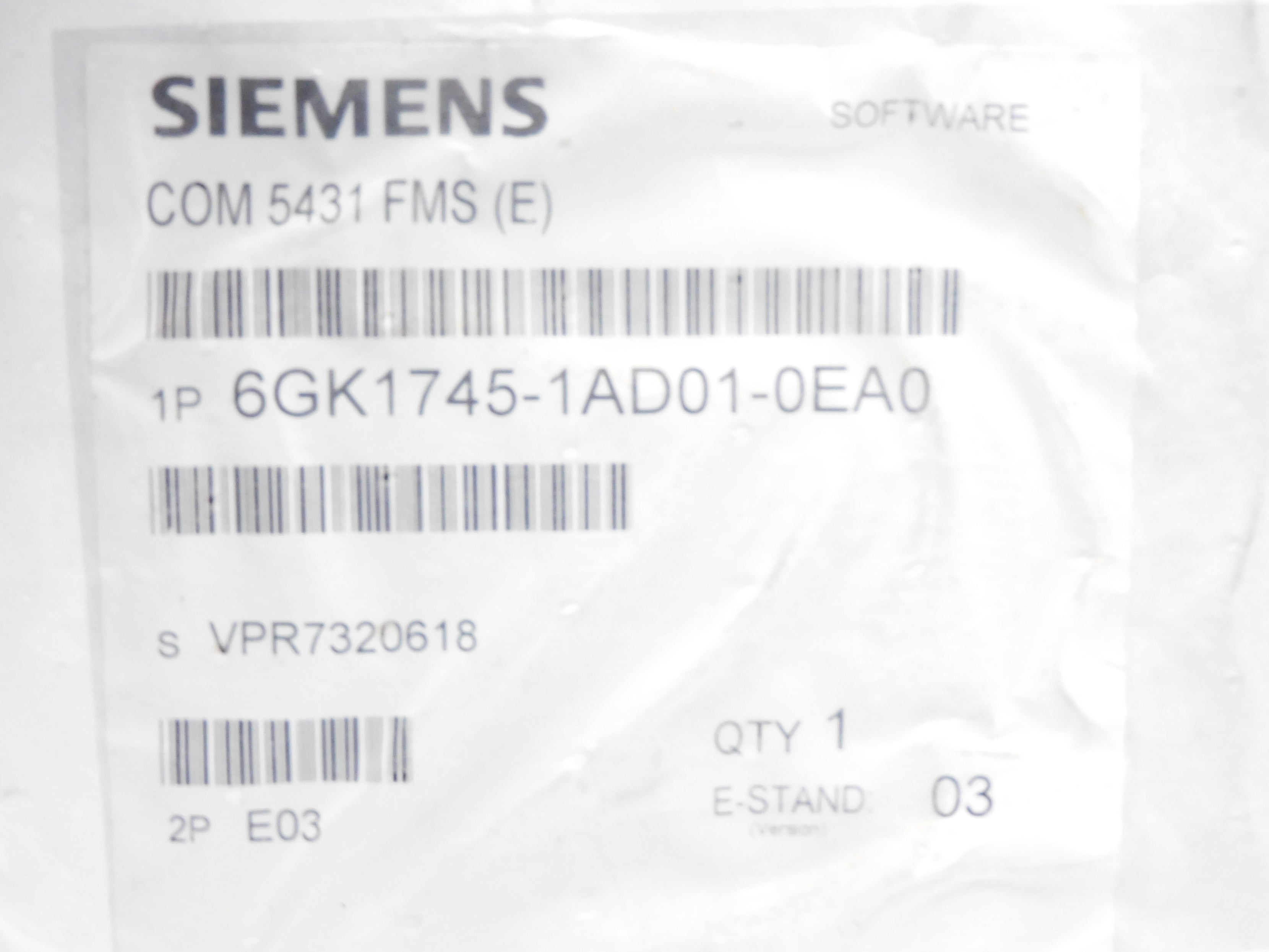 SIEMENS 6GK1745-1AD01-0EA0 NSFS