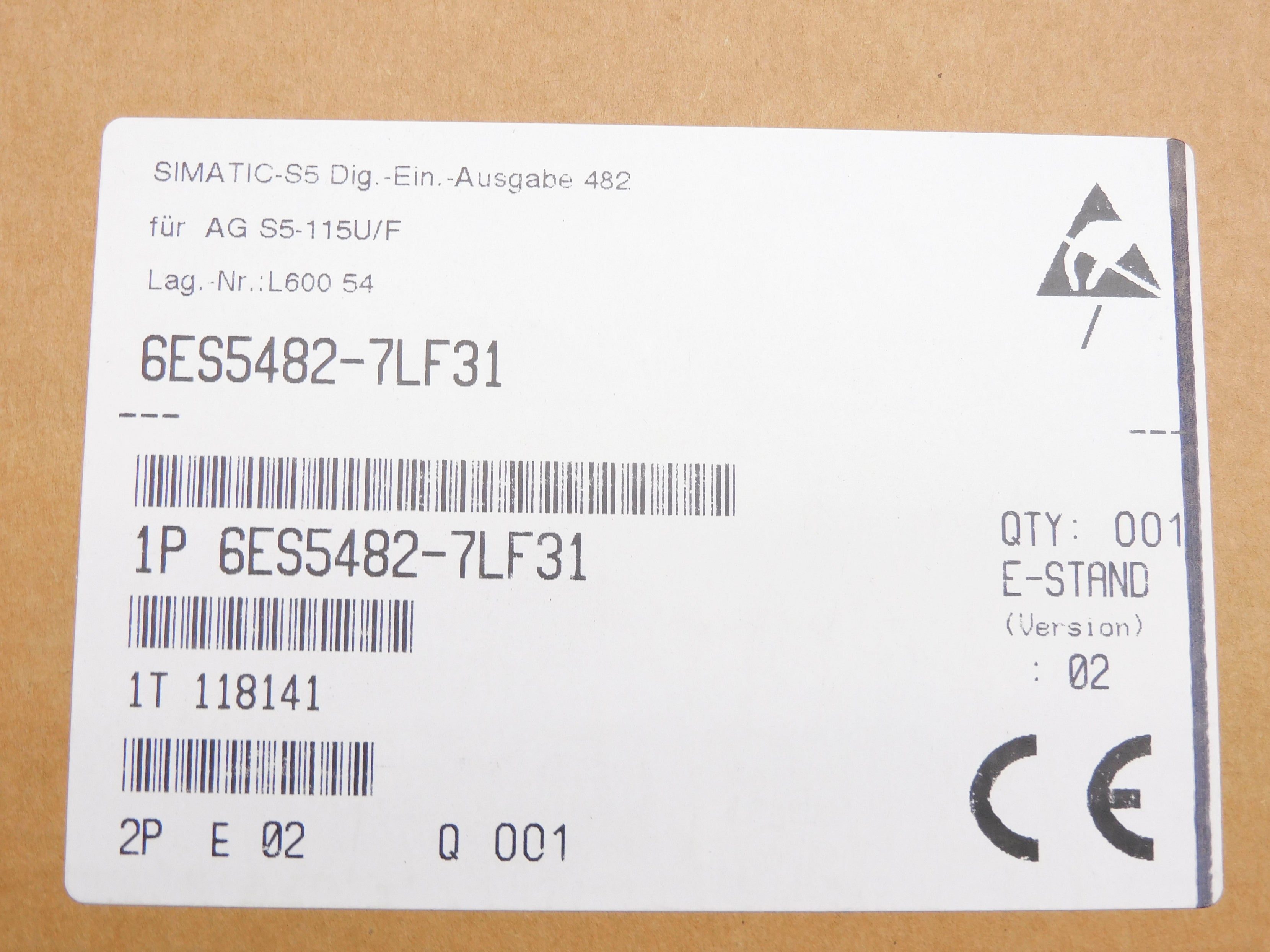 SIEMENS 6ES5482-7LF31 NSFS