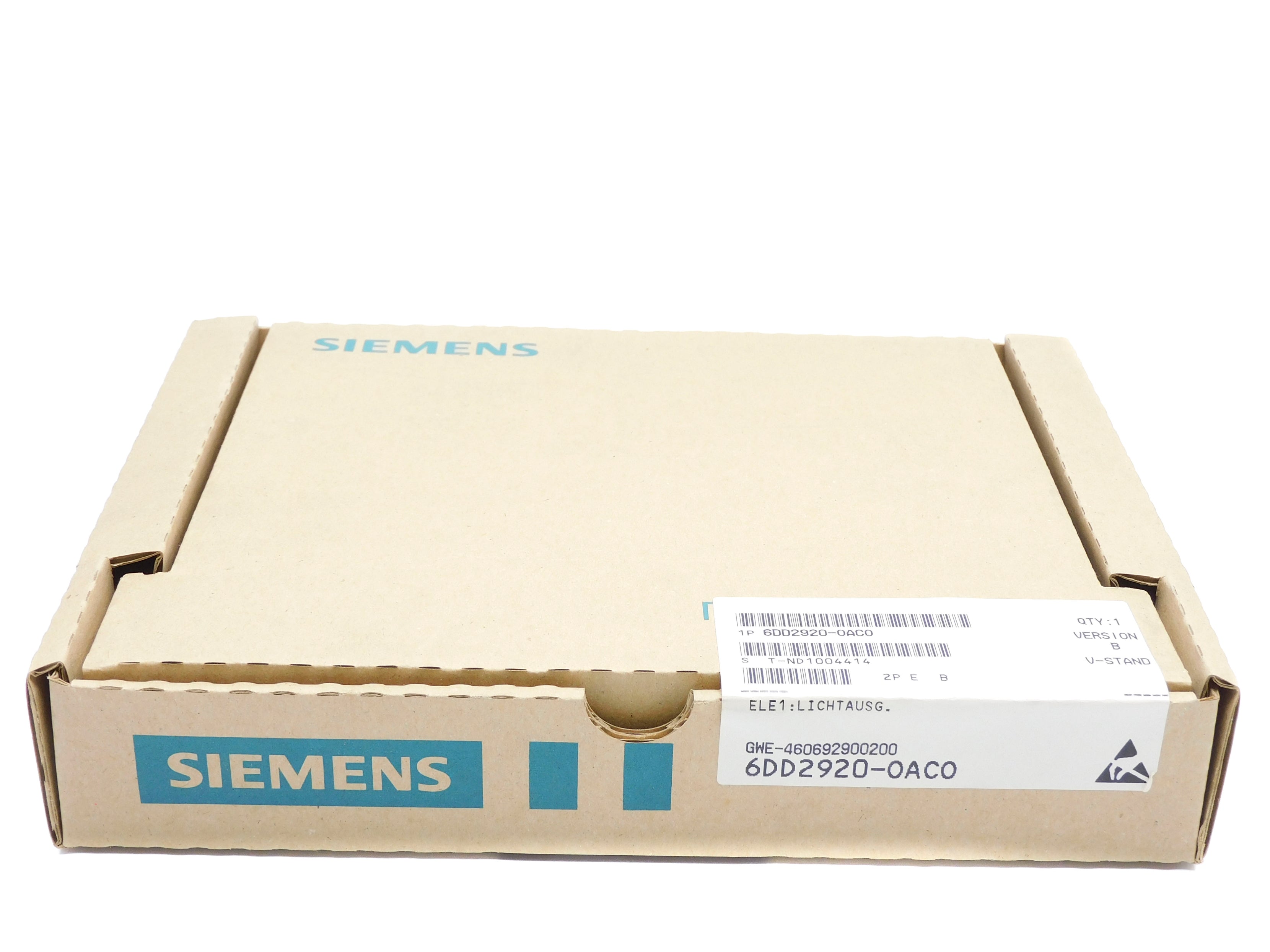 SIEMENS 6DD2920-0AC0 NSFS