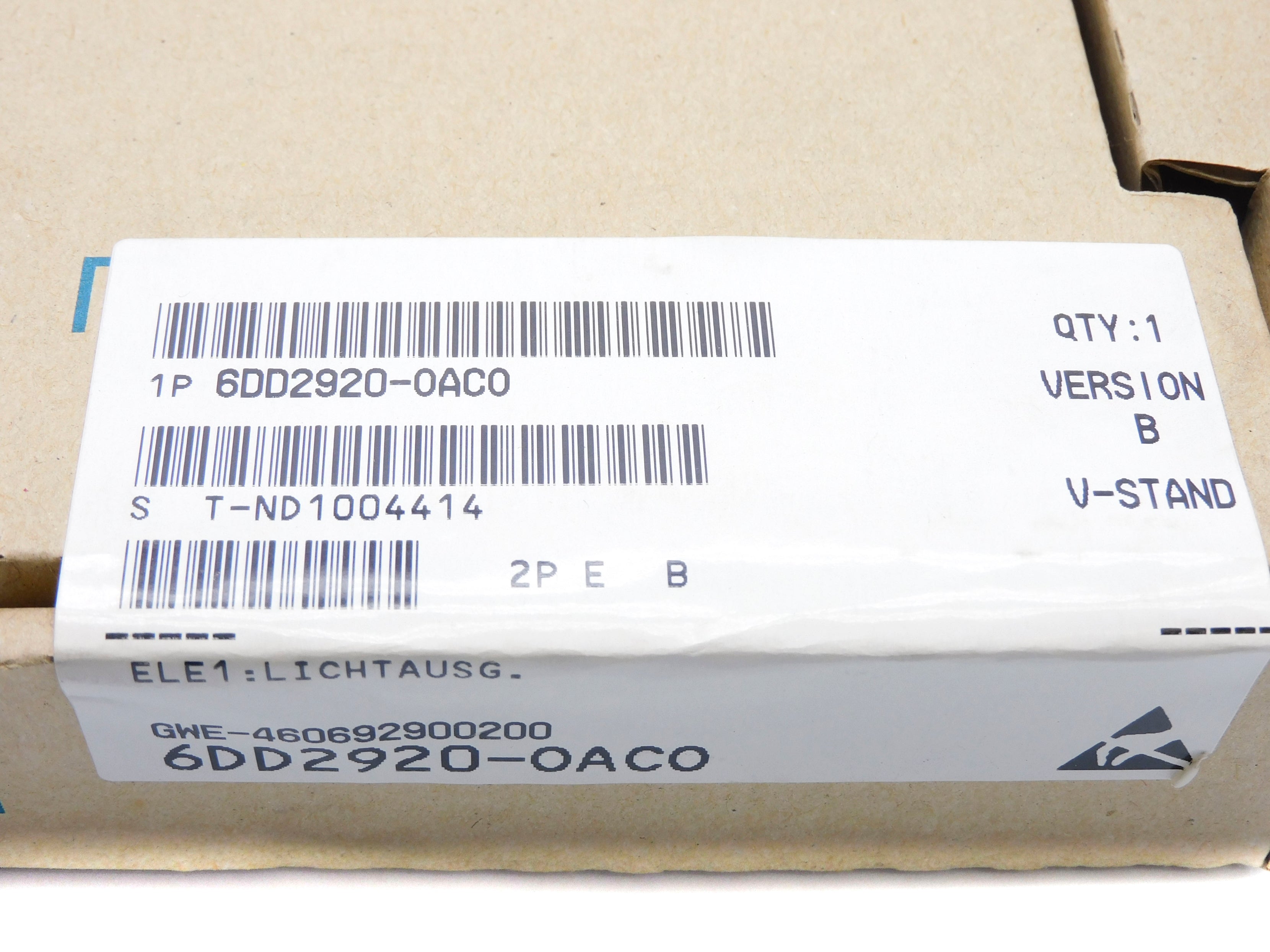 SIEMENS 6DD2920-0AC0 NSFS