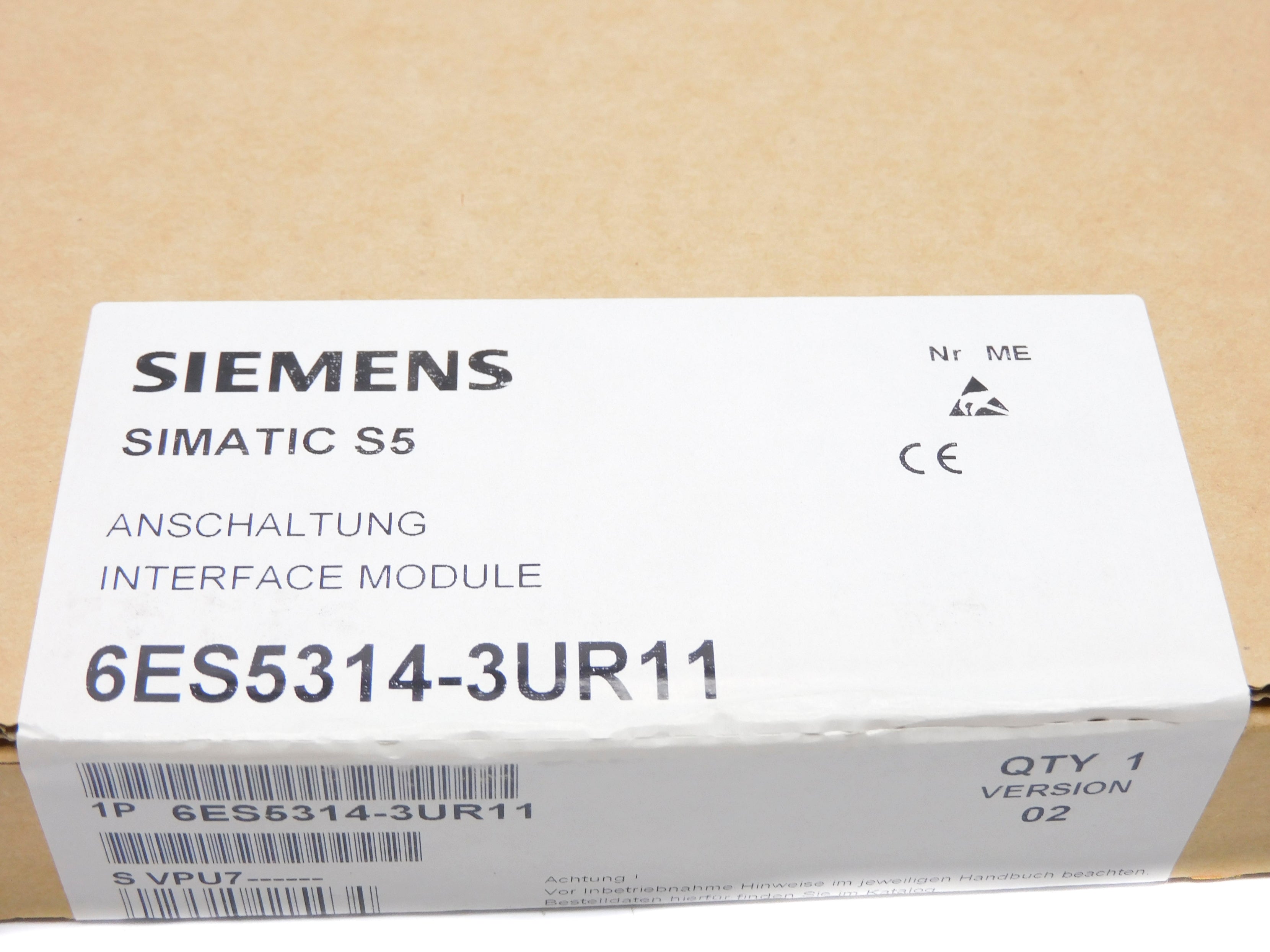 SIEMENS 6ES5314-3UR11 NSFS