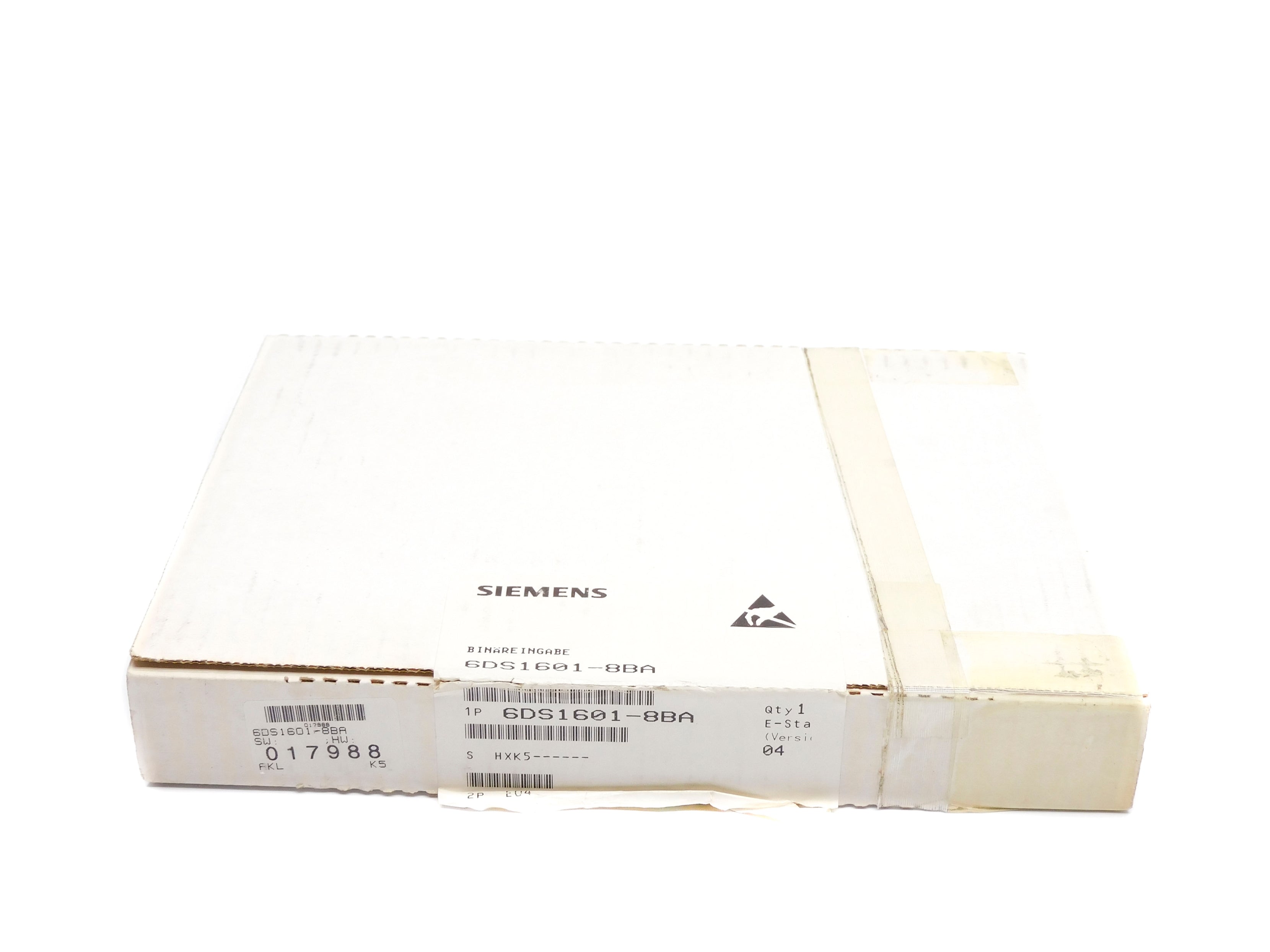 SIEMENS 6DS1601-8BA (AS PICTURED) NSFS